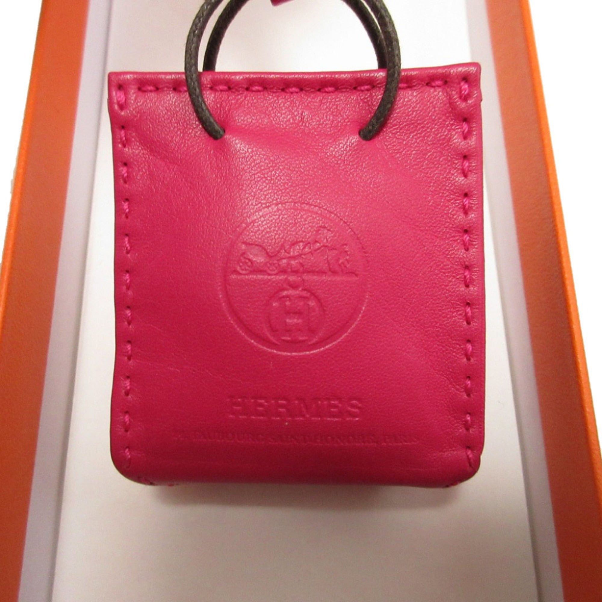Hermes Hermes Excellent condition Hermès Sac Orange Anue Milo Y stamp (2020 model) Rose Mexico keychain bag charm 0491 Size ONE SIZE - 6 Thumbnail