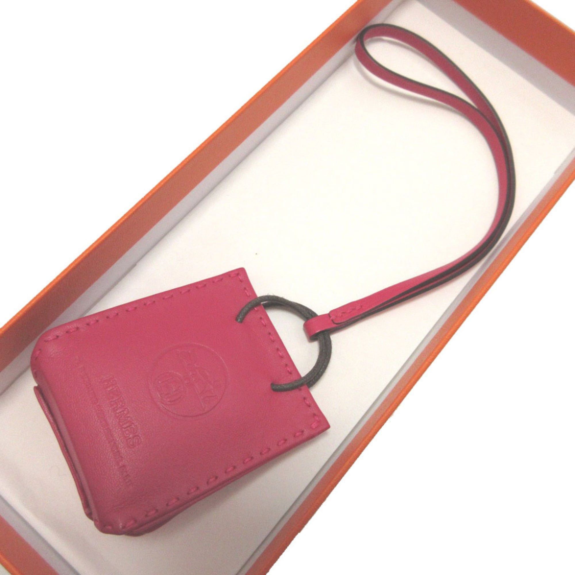 Hermes Hermes Excellent condition Hermès Sac Orange Anue Milo Y stamp (2020 model) Rose Mexico keychain bag charm 0491 Size ONE SIZE - 3 Thumbnail