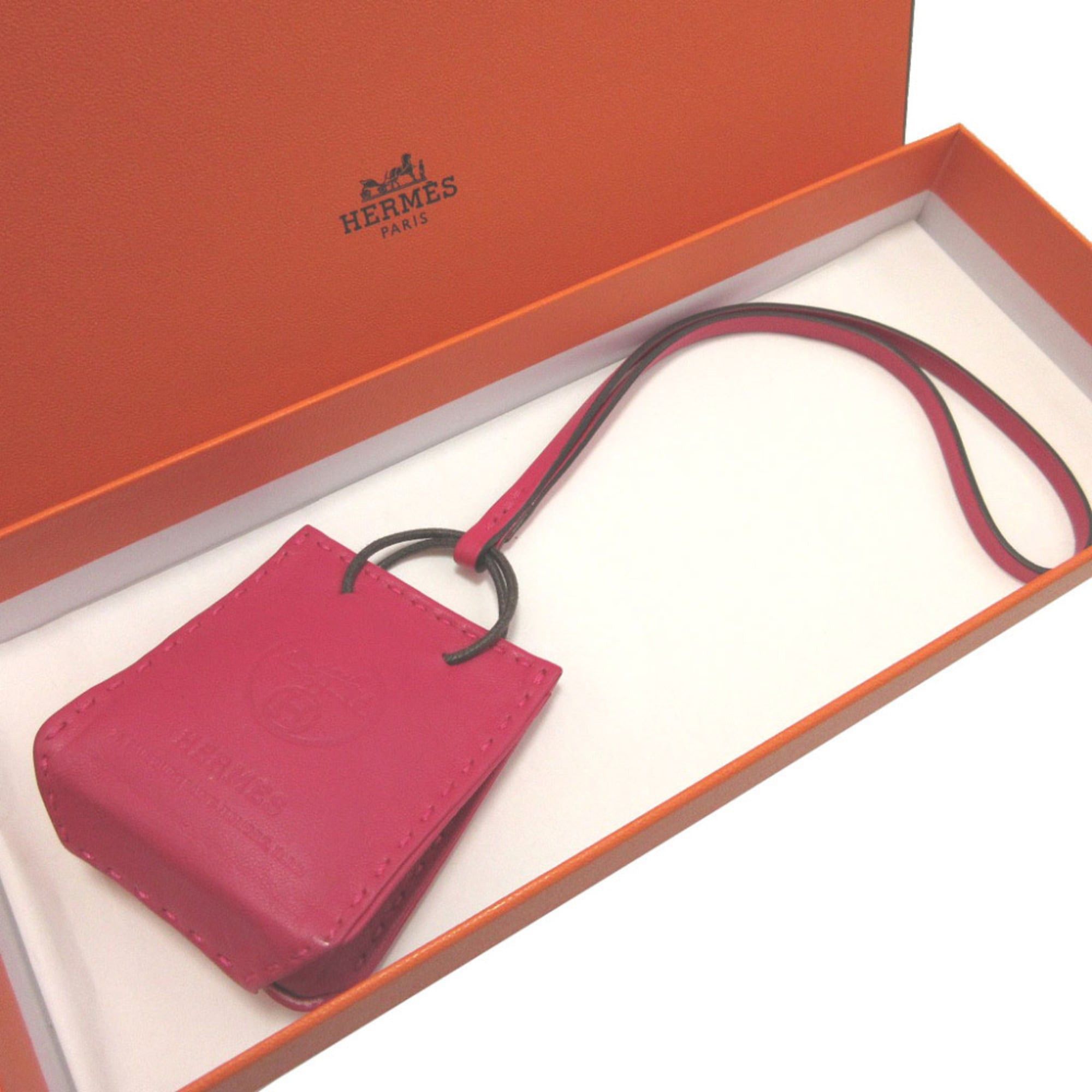 Hermes Hermes Excellent condition Hermès Sac Orange Anue Milo Y stamp (2020 model) Rose Mexico keychain bag charm 0491 Size ONE SIZE - 2 Thumbnail