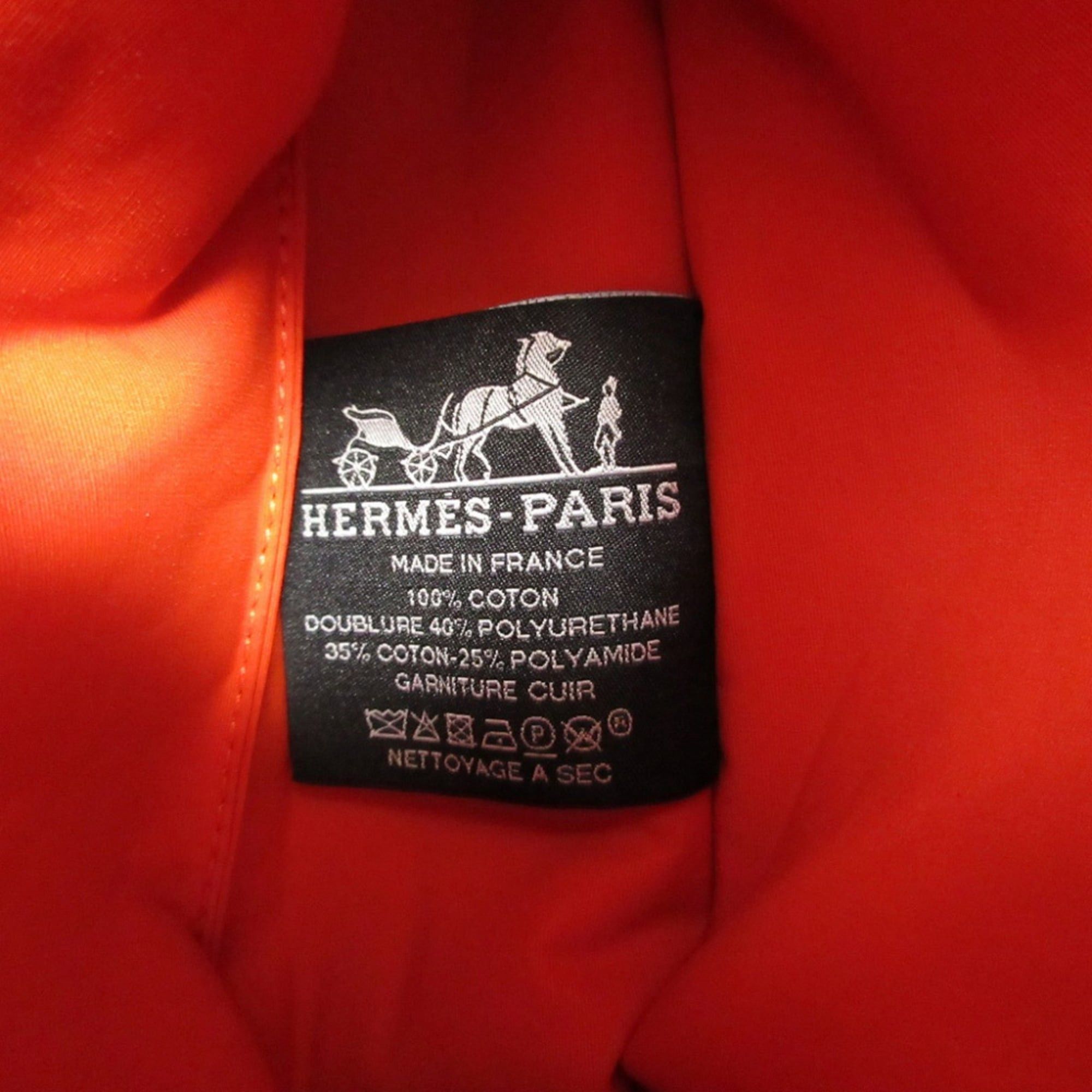 Hermes Excellent condition Hermès Bolide Mini Pouch, Black Cotton, 0532 Size ONE SIZE - 7 Thumbnail