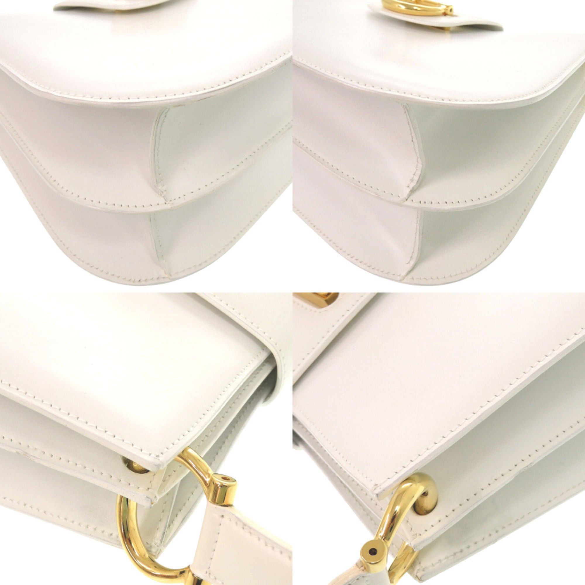 Excellent condition Celine F-98 1 vintage gold hardware leather 