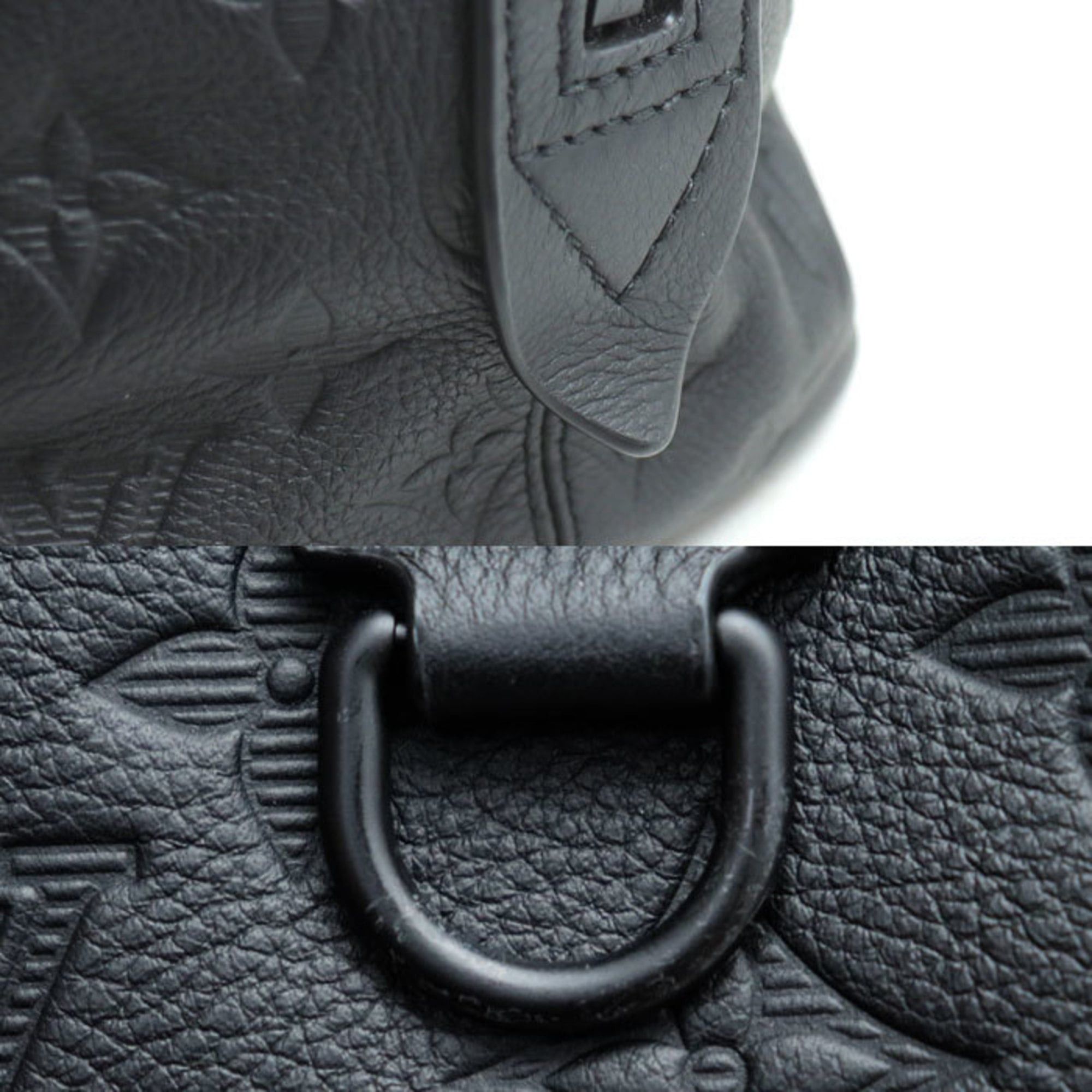 Louis Vuitton Louis Vuitton Helmet Bag Handbag Monogram Shadow Black M46554 Unisex Size ONE SIZE - 5 Thumbnail