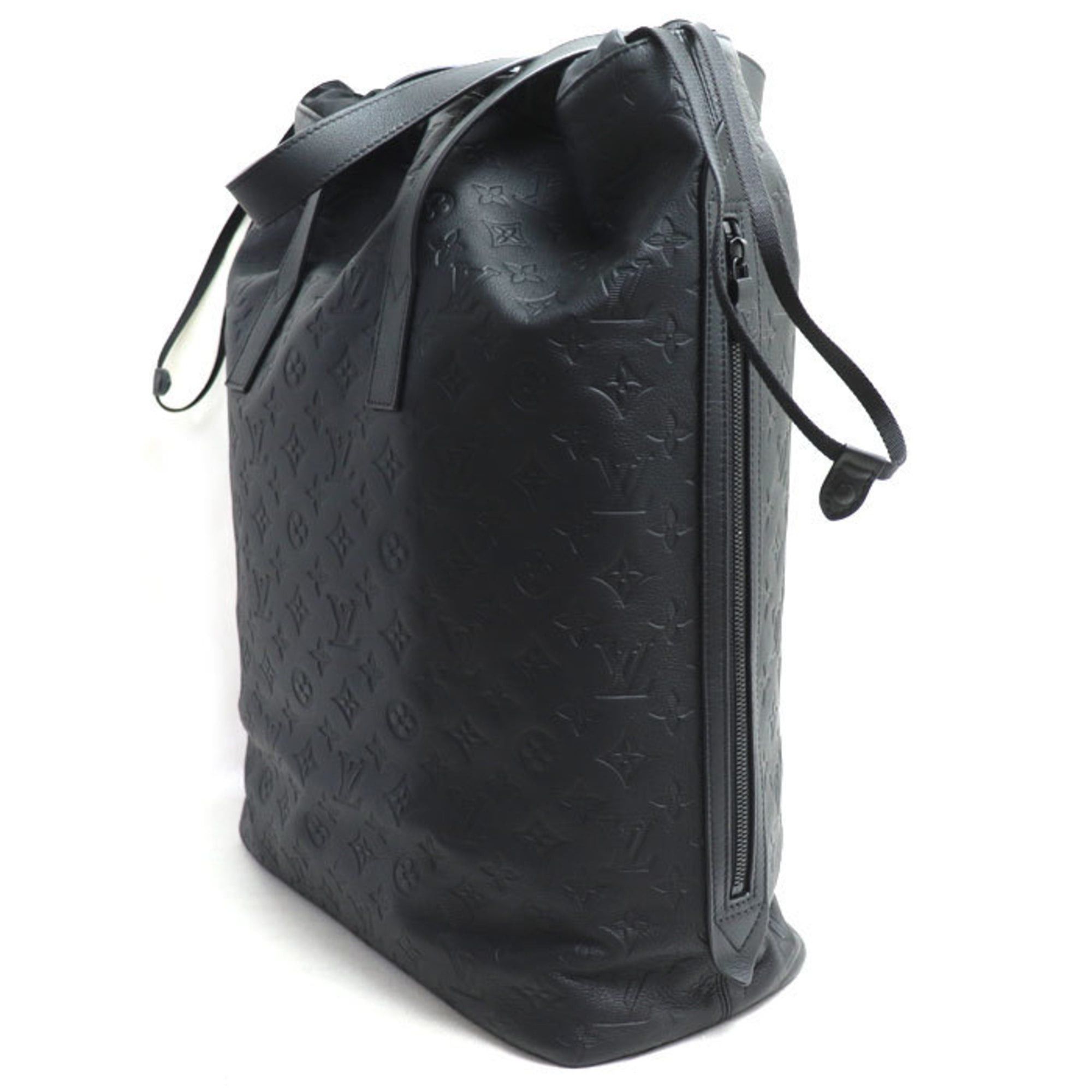 Louis Vuitton Louis Vuitton Helmet Bag Handbag Monogram Shadow Black M46554 Unisex Size ONE SIZE - 2 Thumbnail