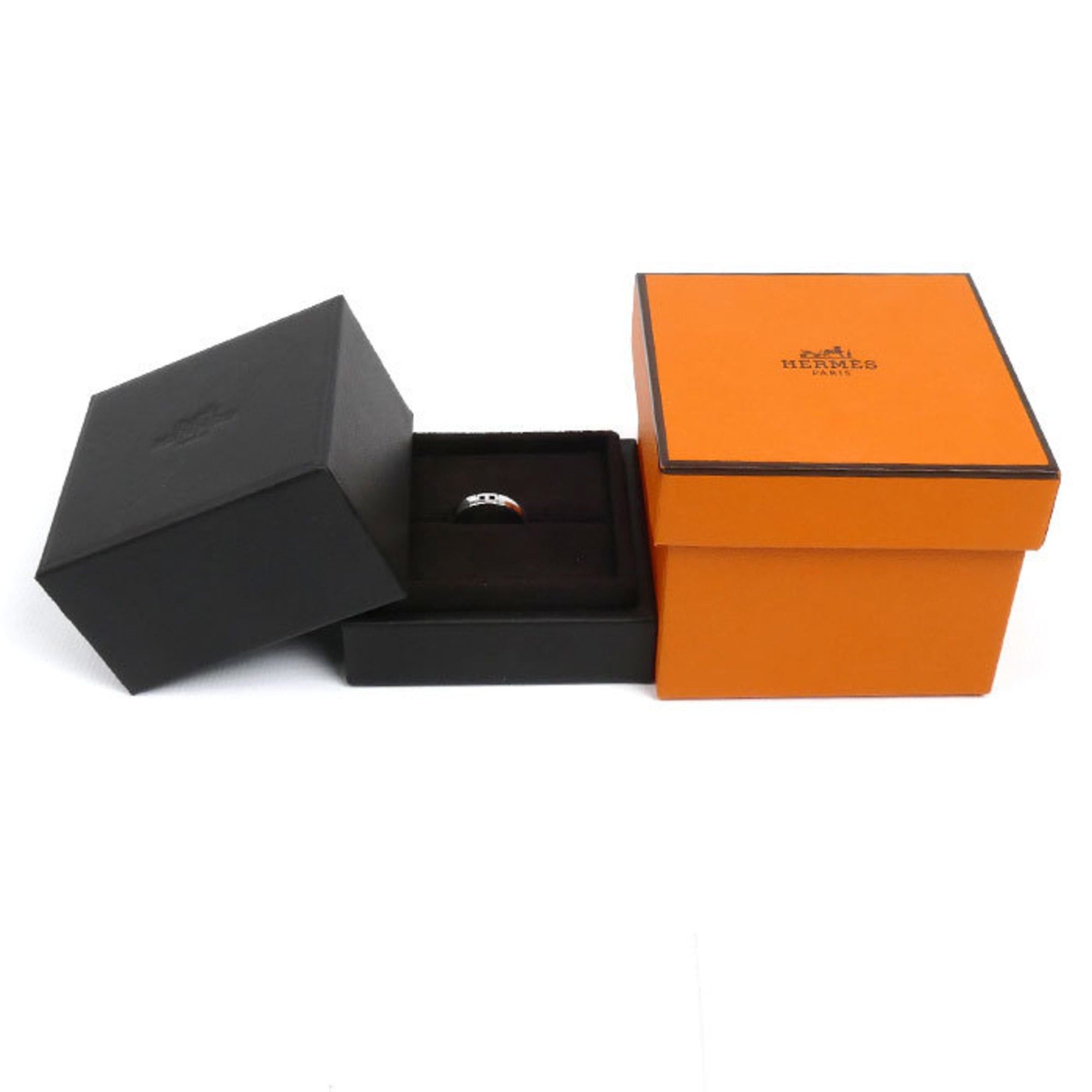 Hermes HERMES 18K White Gold Hercules Ring H119854B Size 14.5 (55mm, 3.6g) for Women Size ONE SIZE - 8 Thumbnail