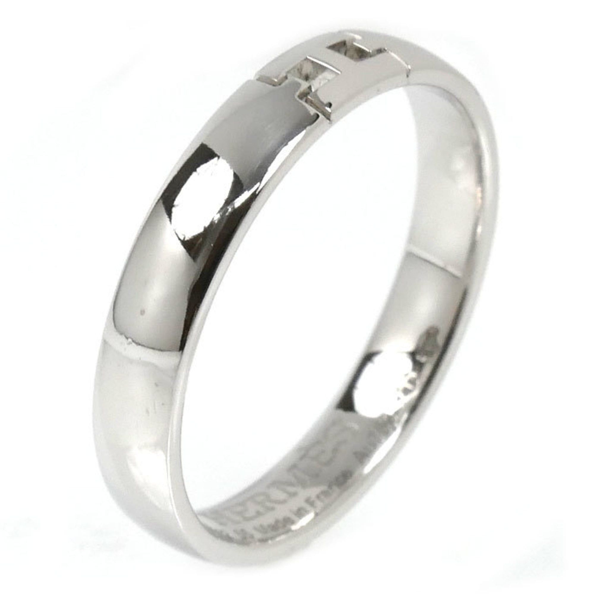 Hermes HERMES 18K White Gold Hercules Ring H119854B Size 14.5 (55mm, 3.6g) for Women Size ONE SIZE - 2 Thumbnail