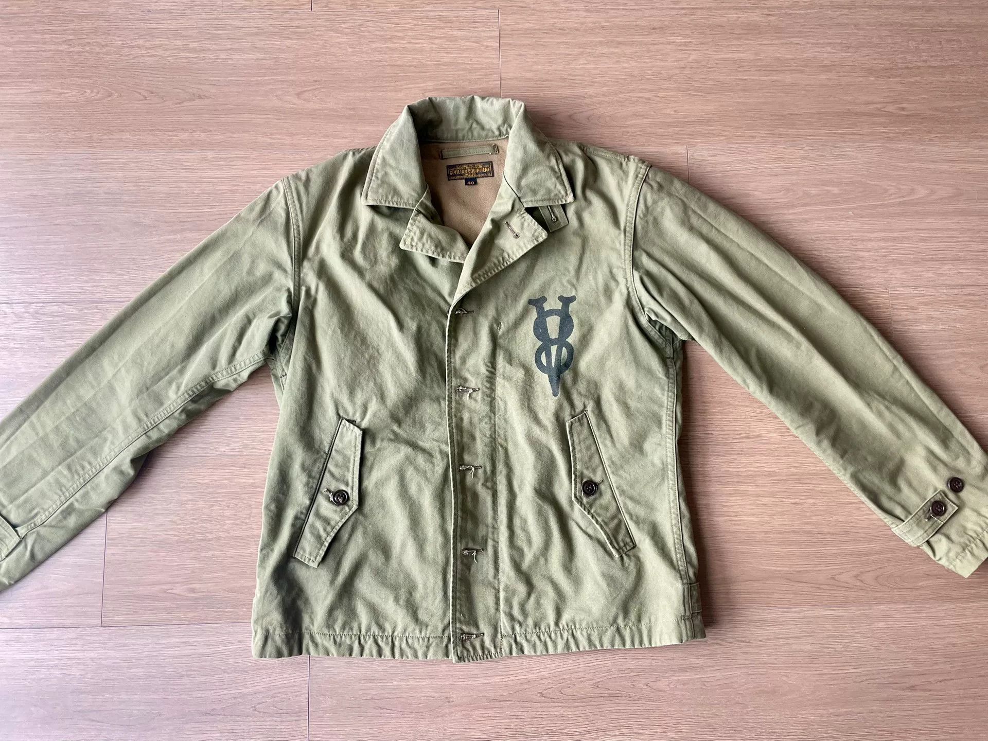 Freewheelers Freewheelers V8 150 MPH CLUB Military Jacket Size US M / EU 48-50 / 2 - 2 Thumbnail