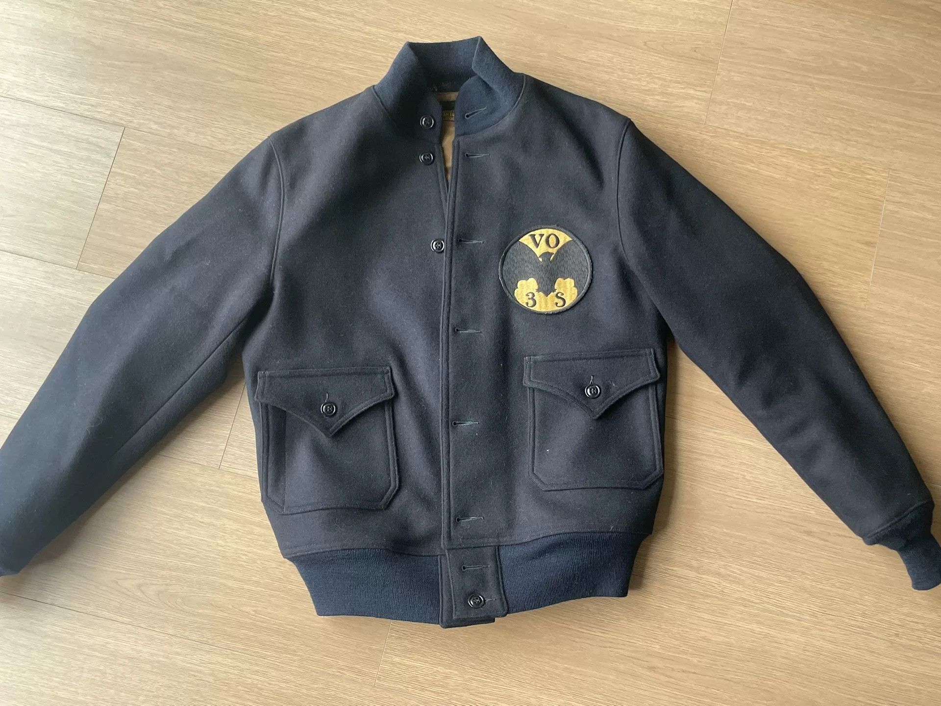 Freewheelers Freewheelers A1 Pilot Wool Jacket Size US XXS / EU 40 - 2 Thumbnail