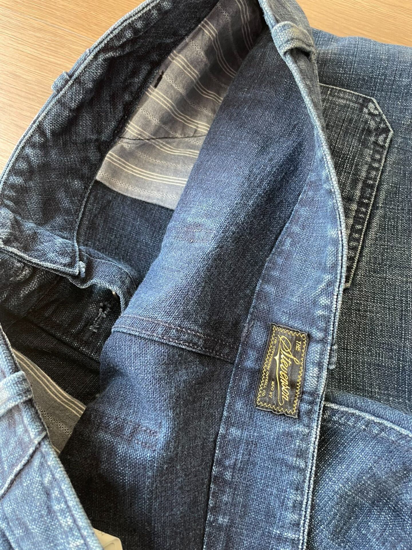 Stevenson Overall Co. Blue Dyed Vintage Work Pants Size US 30 / EU 46 - 5 Thumbnail