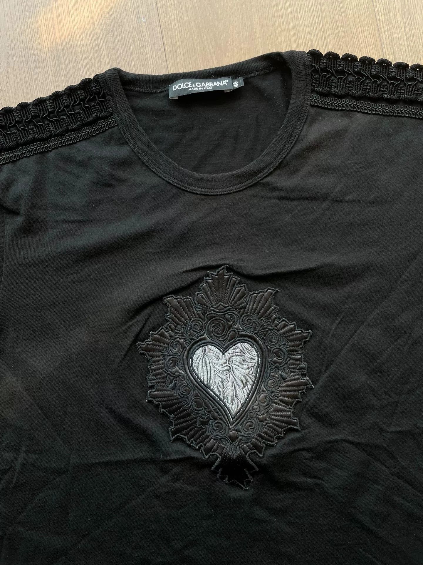 Dolce & Gabbana Dolce Gabbana Men's Heart T-Shirt Size US S / EU 44-46 / 1 - 2 Thumbnail
