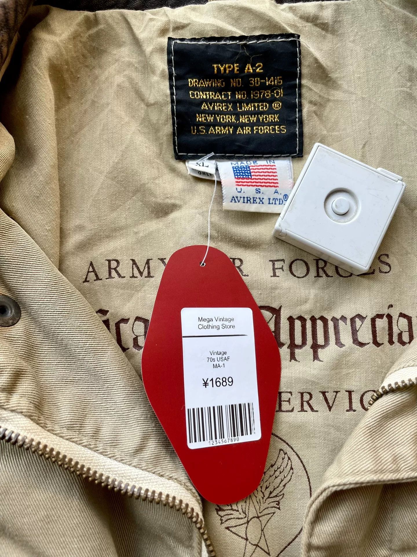 Avirex Avirex A-2 Vintage Flight Jacket XL Size US XL / EU 56 / 4 - 5 Thumbnail