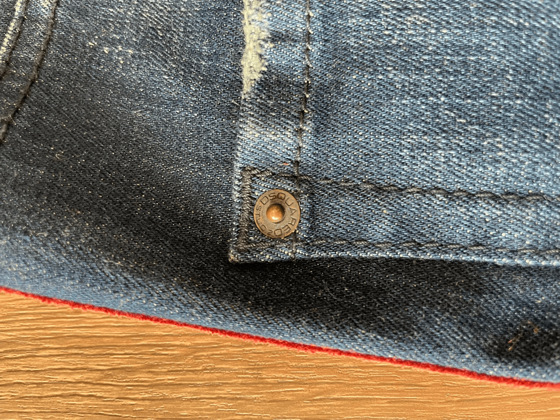 Dsquared2 Dsquared2 Red-Trimmed Denim Pants Size US 34 / EU 50 - 5 Thumbnail