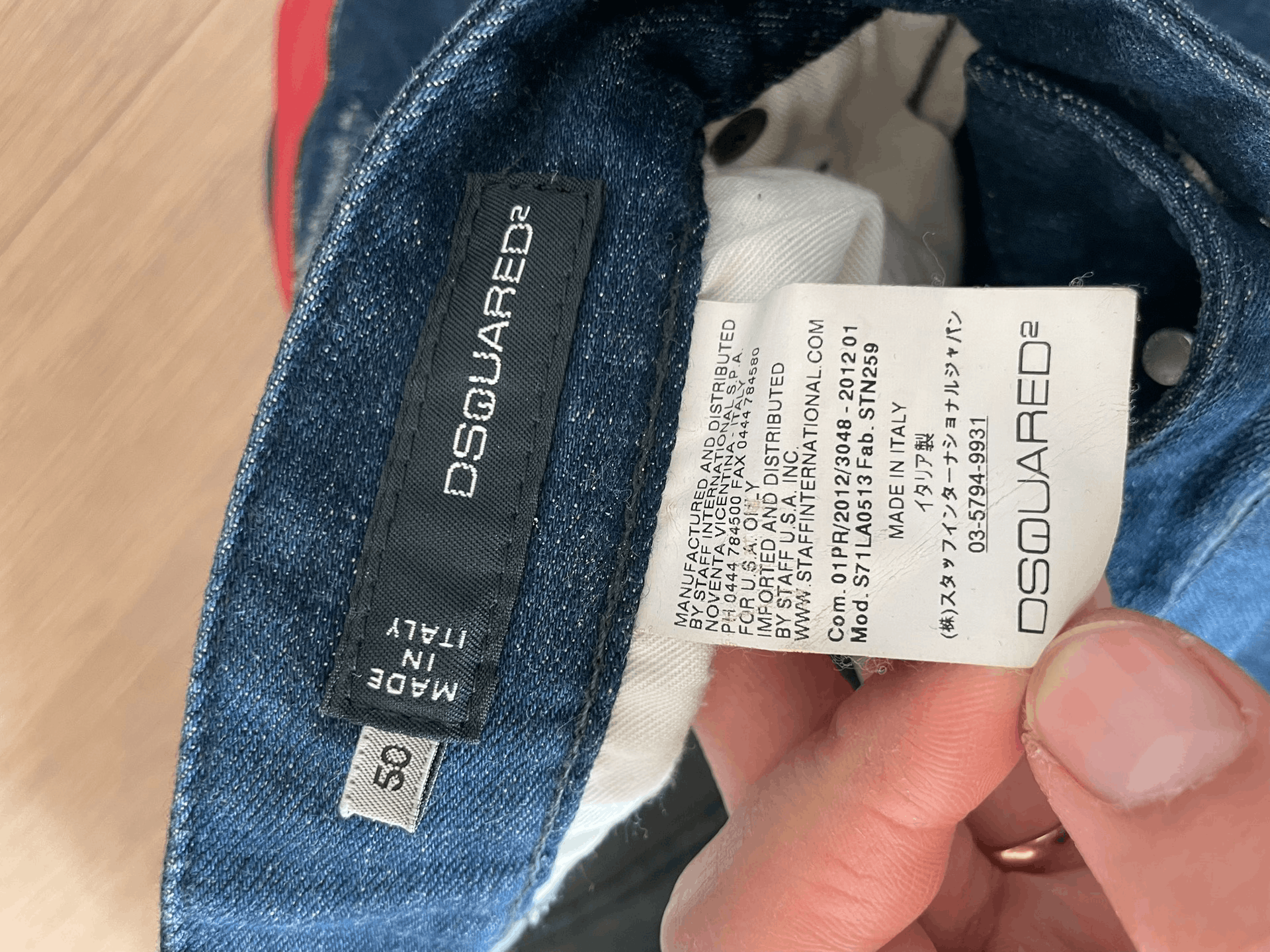 Dsquared2 Dsquared2 Red-Trimmed Denim Pants Size US 34 / EU 50 - 6 Thumbnail