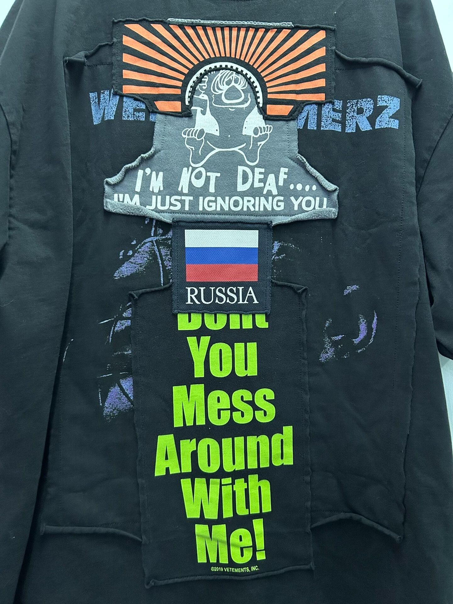 Vetements Vetements Anti-War Graphic T-Shirt Size US S / EU 44-46 / 1 - 2 Thumbnail