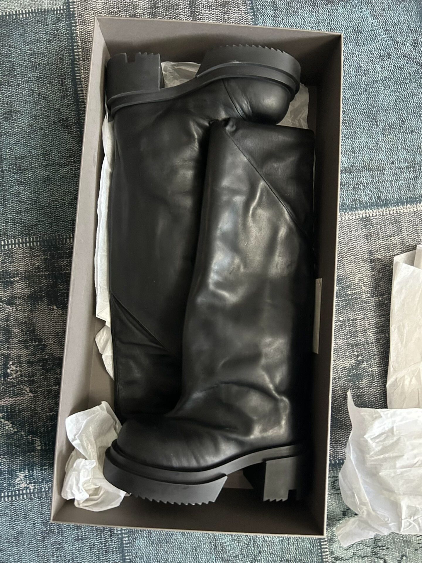 Rick Owens Rick Owens Luxor Flared Leather Boots Size US 9 / IT 39 - 5 Thumbnail