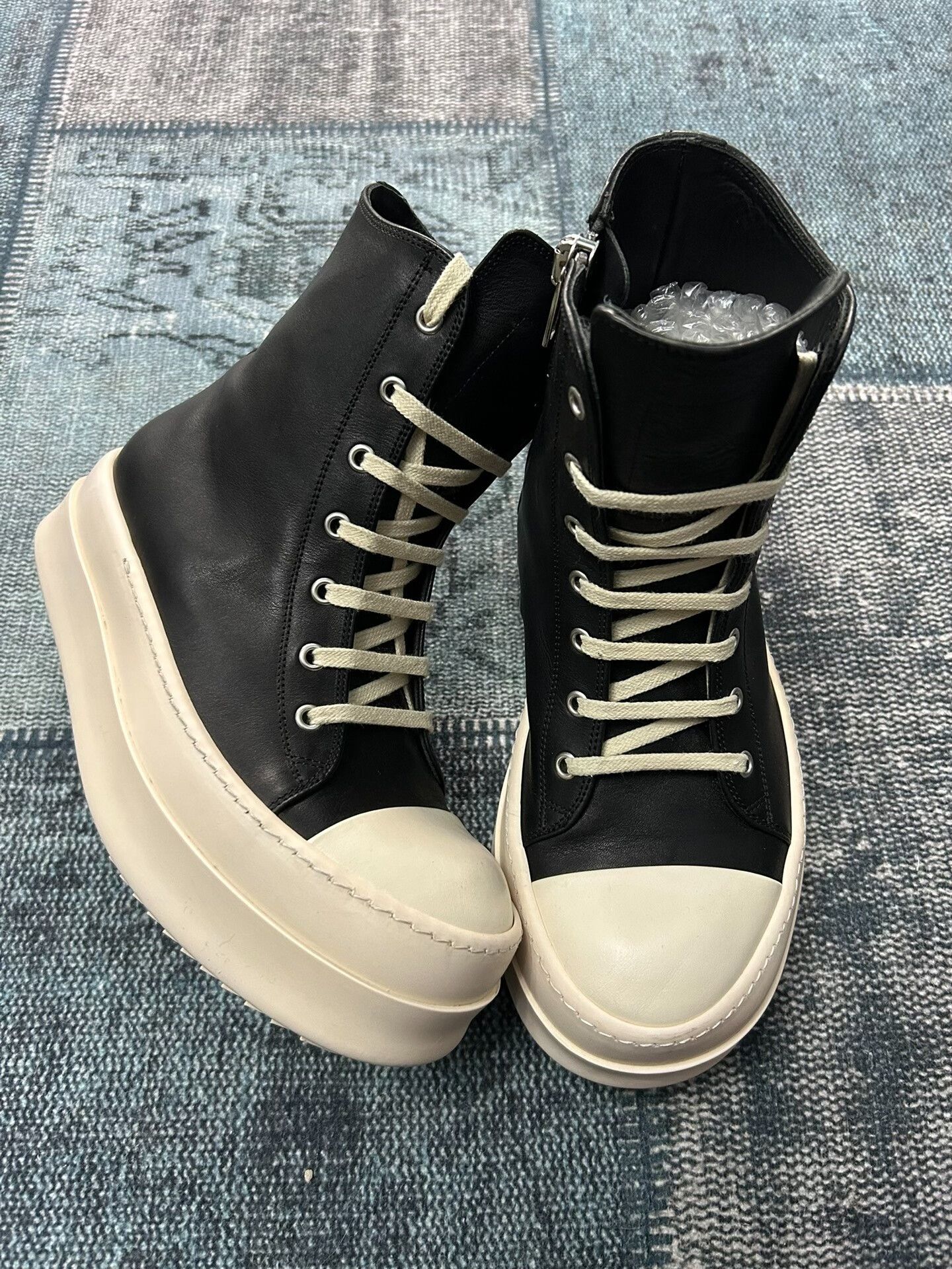 Rick Owens Rick Owens High-Top Platform Sneakers Size US 5 / EU 37 - 2 Thumbnail