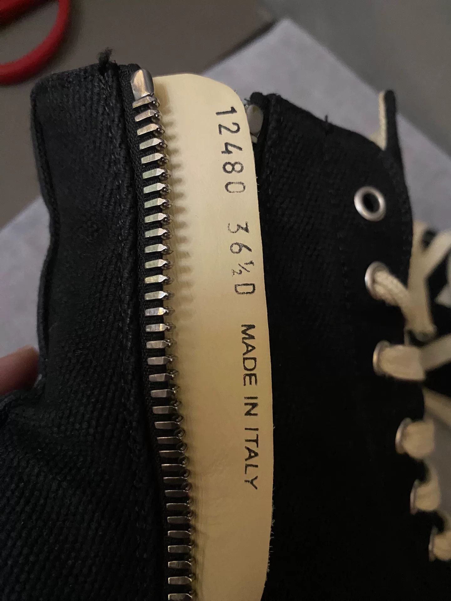 Rick Owens Rick Owens Black Converse Style Sneakers Size US 6.5 / EU 39-40 - 5 Thumbnail