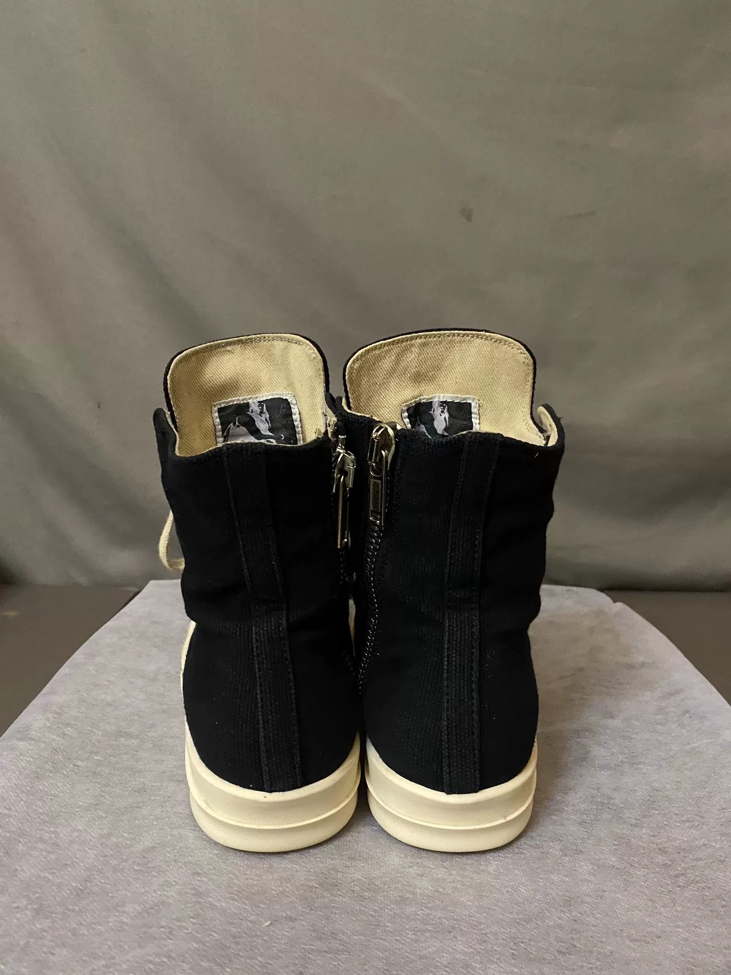 Rick Owens Rick Owens Black Converse Style Sneakers Size US 6.5 / EU 39-40 - 4 Thumbnail