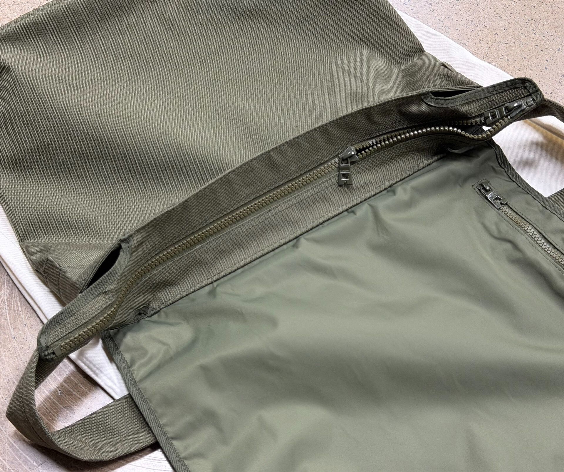 Visvim Visvim Cordura Satchel Bag in Olive Size ONE SIZE - 7 Thumbnail