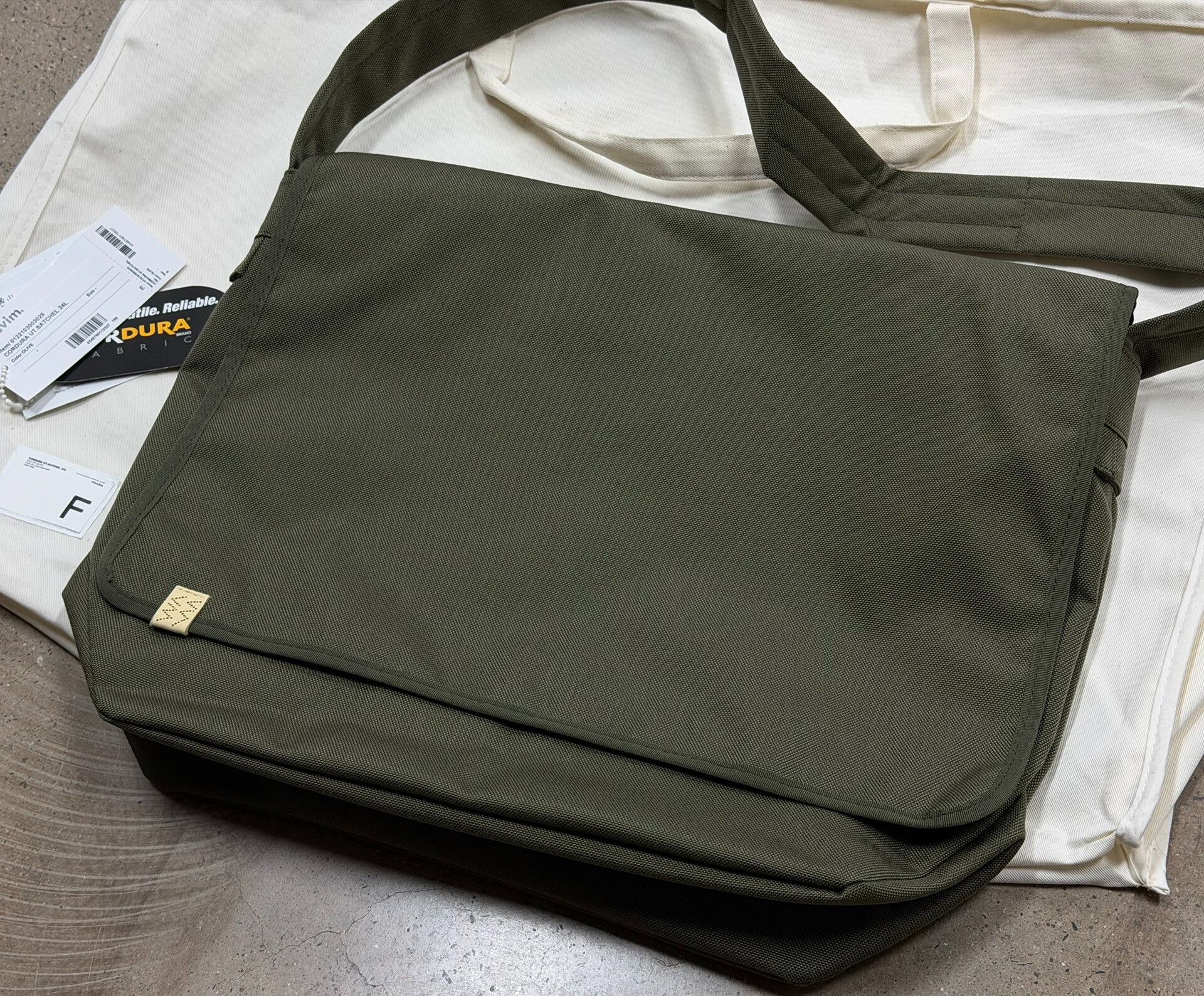 Visvim Visvim Cordura Satchel Bag in Olive Size ONE SIZE - 5 Thumbnail
