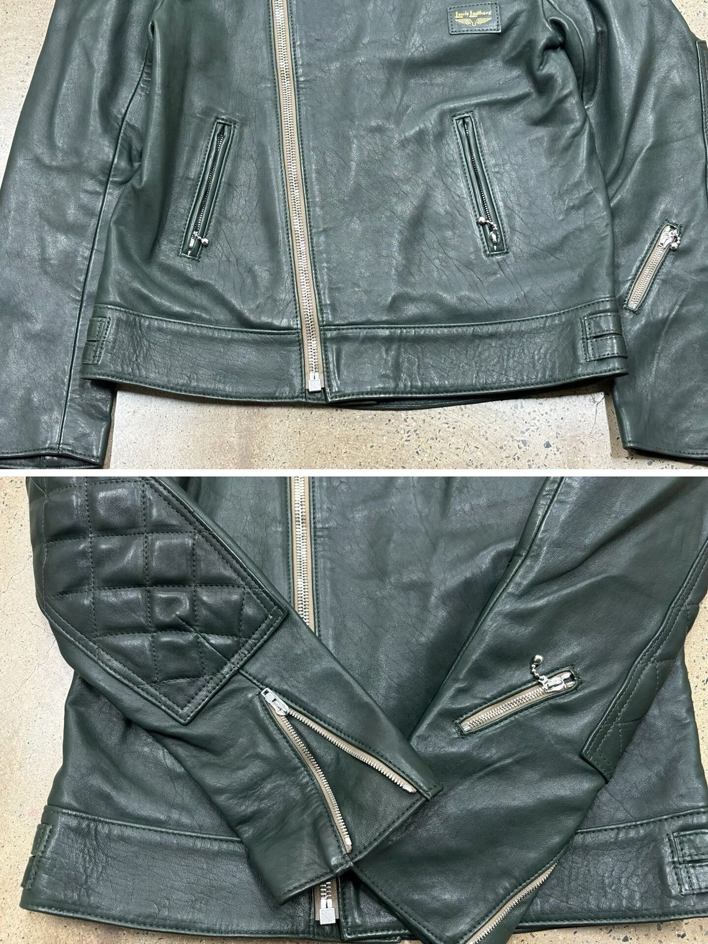 Lewis Leathers Lewis Leathers 445 Super Monza Leather Jacket Size US XXS / EU 40 - 5 Thumbnail