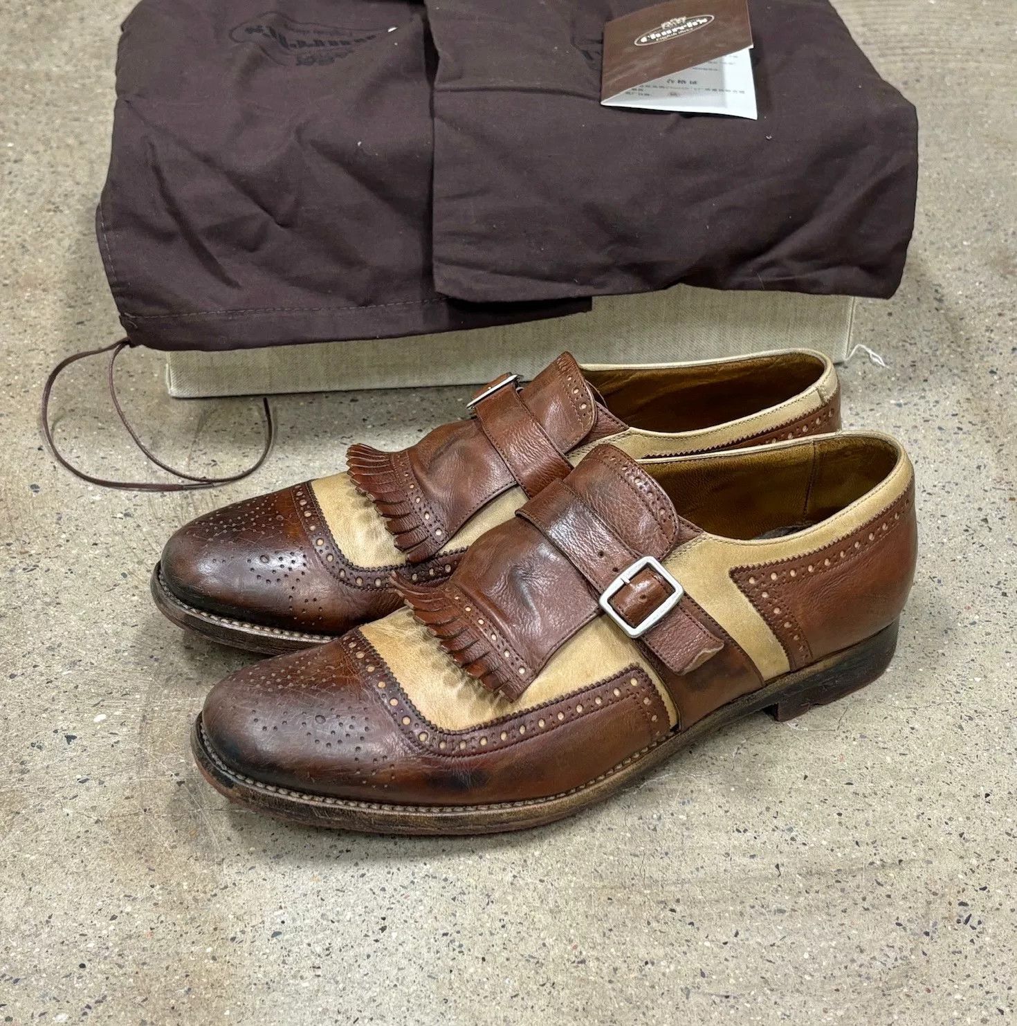 Church's Vintage Churchs Monks and Brogues Shoes Size US 9 / EU 42 - 3 Thumbnail