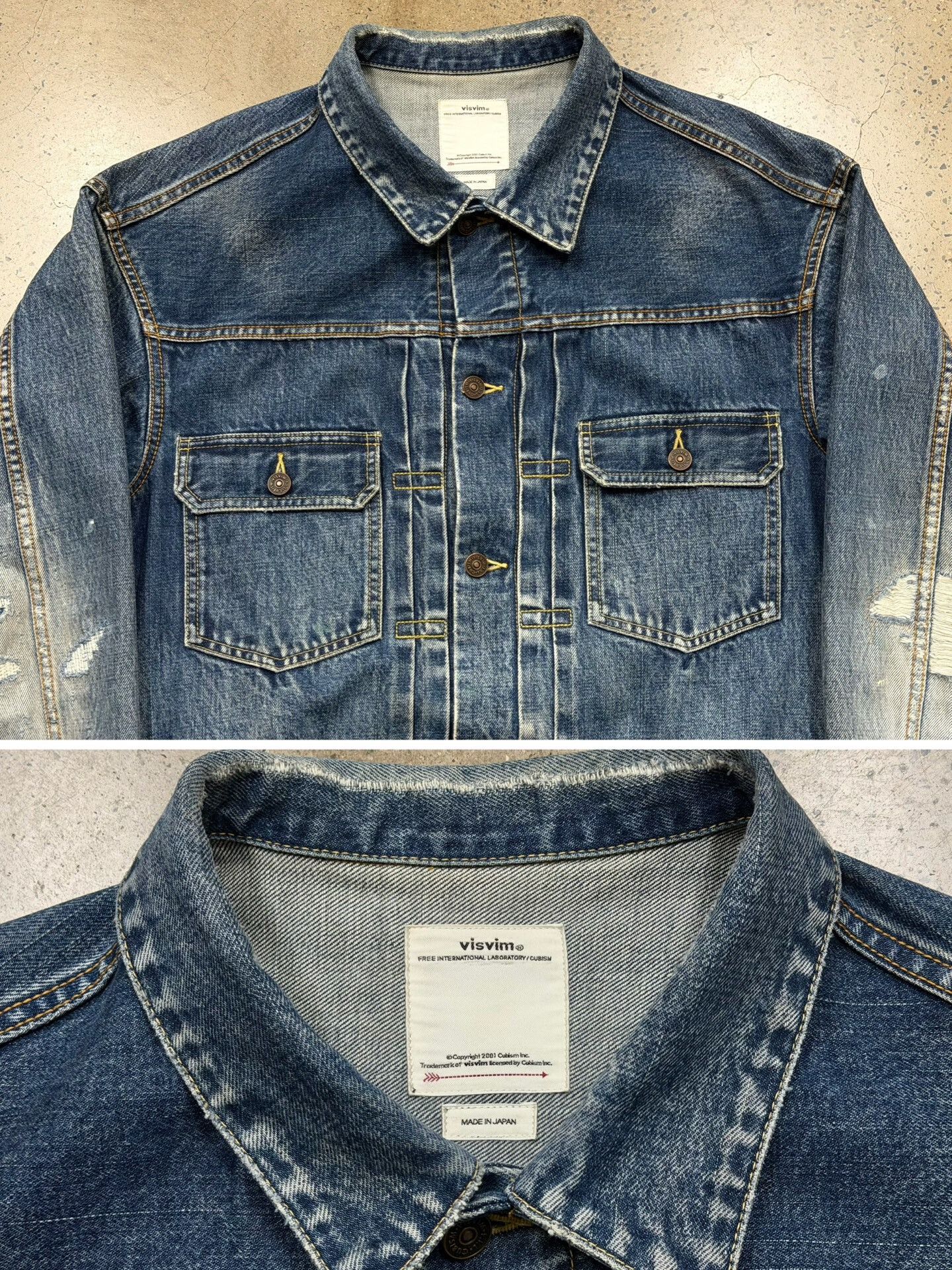 Visvim Visvim 21aw Vintage Denim Jacket Size US M / EU 48-50 / 2 - 7 Thumbnail