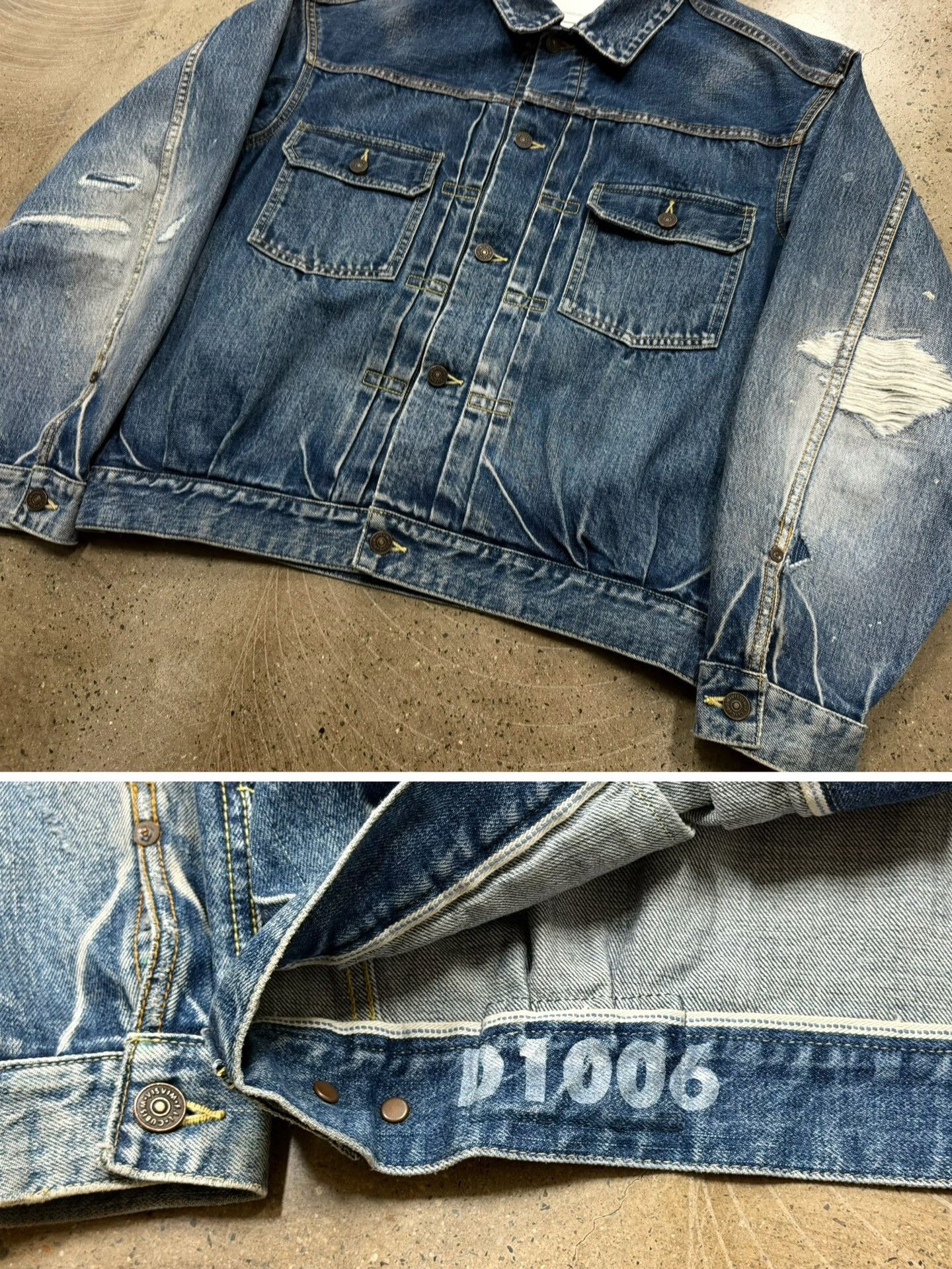 Visvim Visvim 21aw Vintage Denim Jacket Size US M / EU 48-50 / 2 - 6 Thumbnail