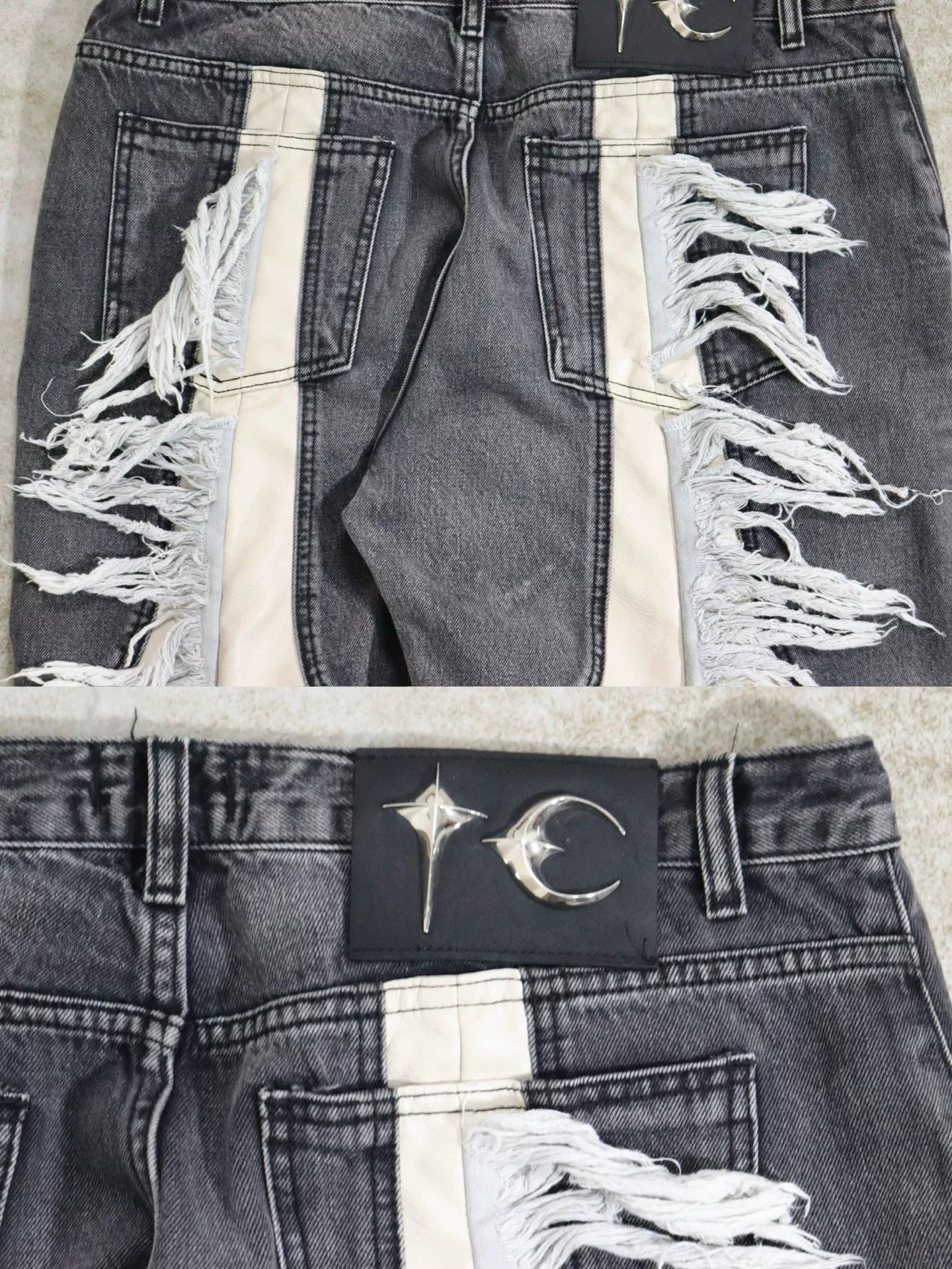 Thug Club Thug Club Frayed Denim Pants Size US 28 / EU 44 - 4 Thumbnail