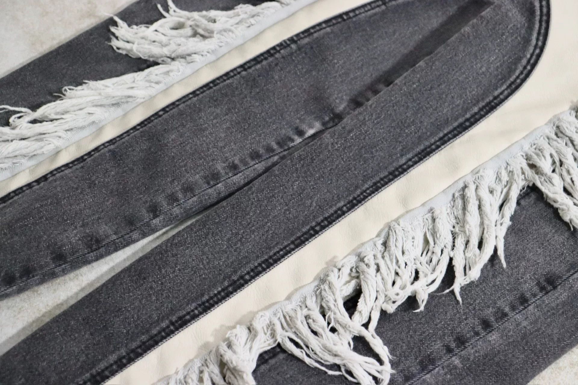 Thug Club Thug Club Frayed Denim Pants Size US 28 / EU 44 - 6 Thumbnail