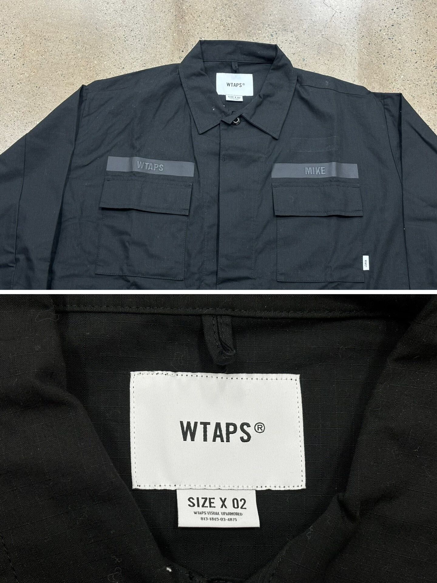 Wtaps Wtaps Black Utility Jacket Size 02 Size US M / EU 48-50 / 2 - 4 Thumbnail