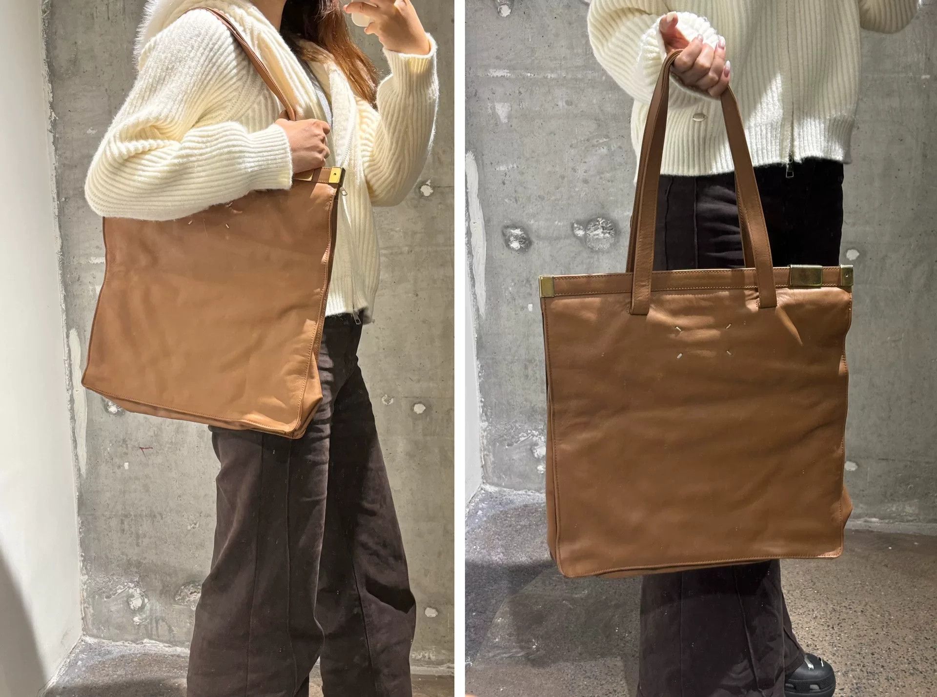 Maison Margiela Maison Margiela Leather Briefcase Bag Size ONE SIZE - 2 Thumbnail