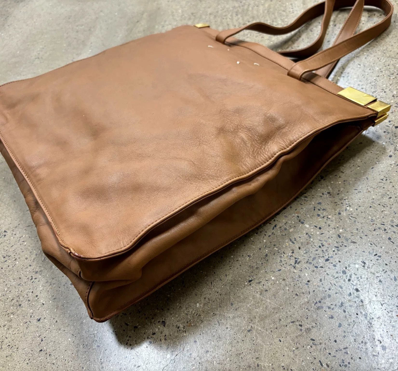 Maison Margiela Maison Margiela Leather Briefcase Bag Size ONE SIZE - 7 Thumbnail