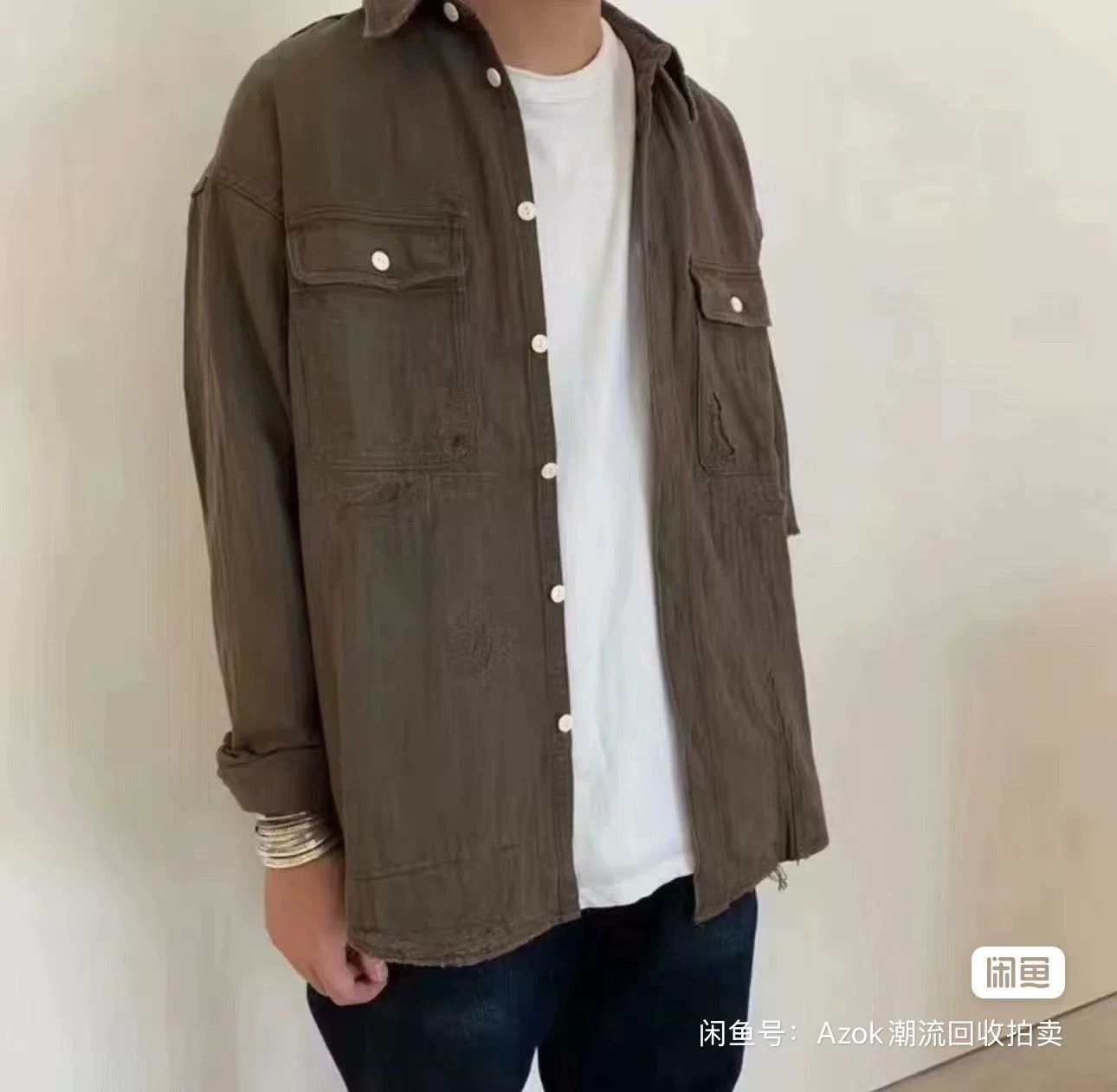 Visvim Visvim ICT Lumber Shirt Crash N.D. Mud Size US L / EU 52-54 / 3 - 4 Thumbnail