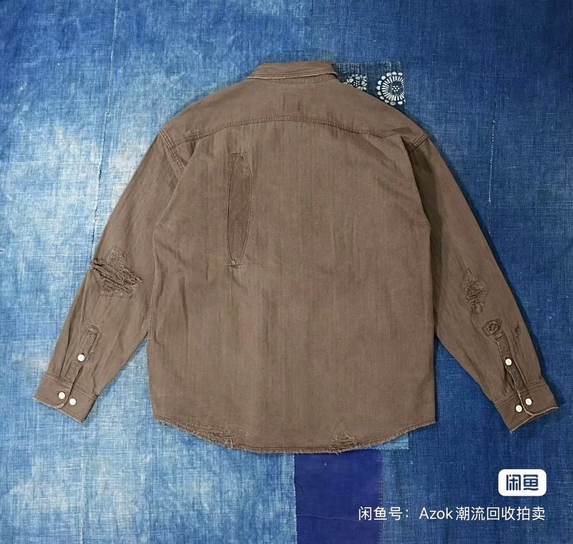 Visvim Visvim ICT Lumber Shirt Crash N.D. Mud Size US L / EU 52-54 / 3 - 2 Thumbnail