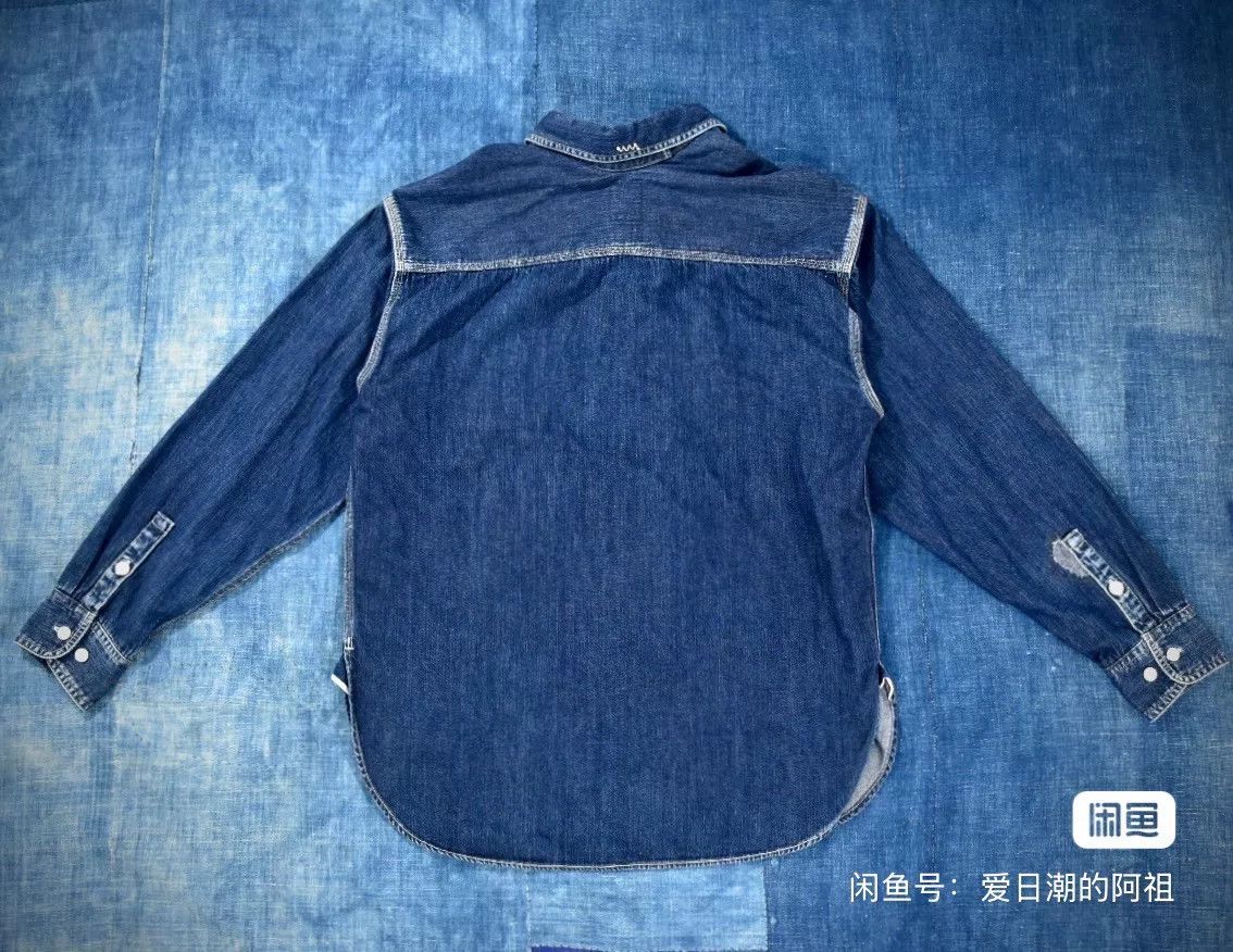 Visvim Visvim Lumber Shirt Dark Indigo Denim Size US L / EU 52-54 / 3 - 7 Thumbnail