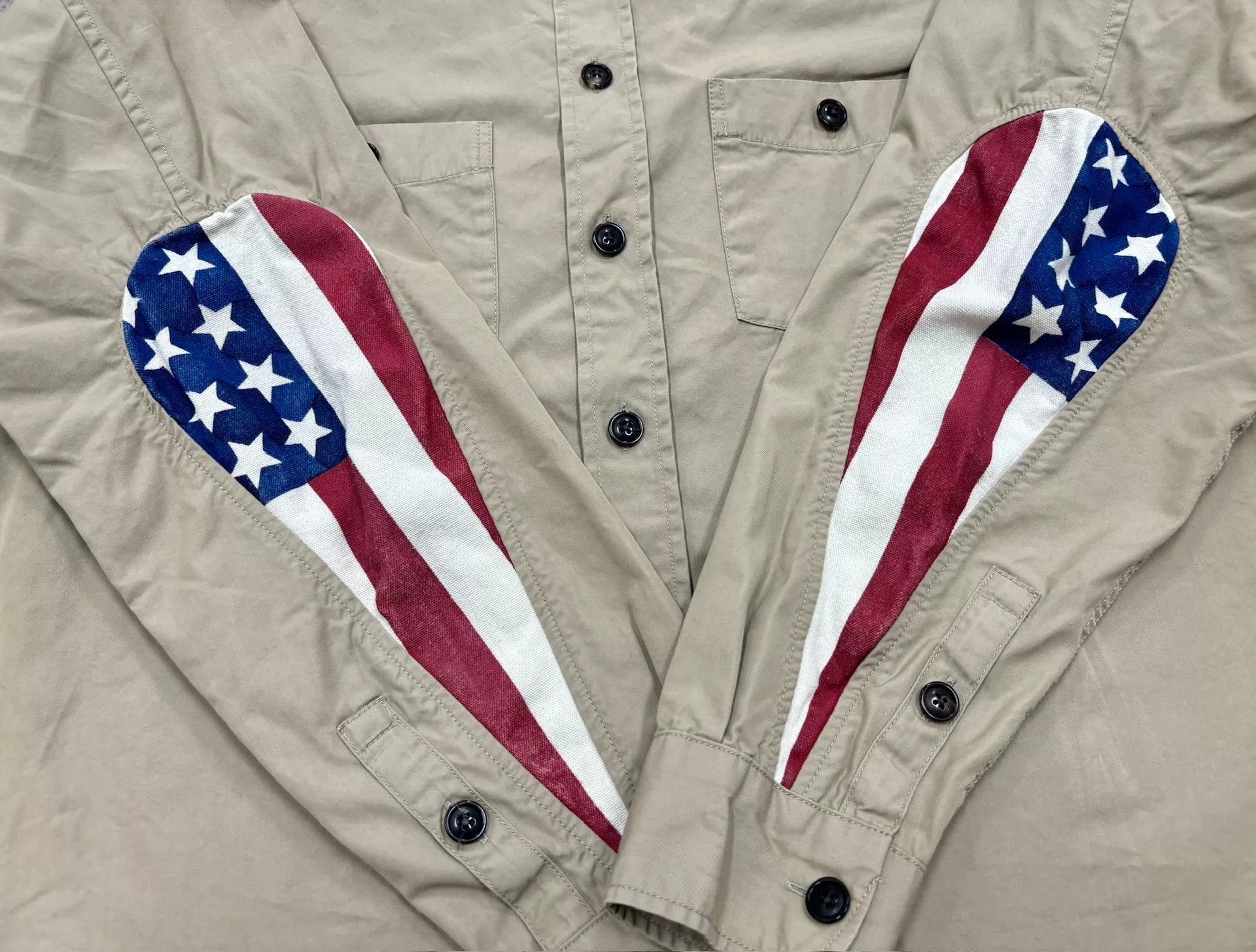 Visvim Visvim Usm Albacore Shirt Beige Size US L / EU 52-54 / 3 - 2 Thumbnail
