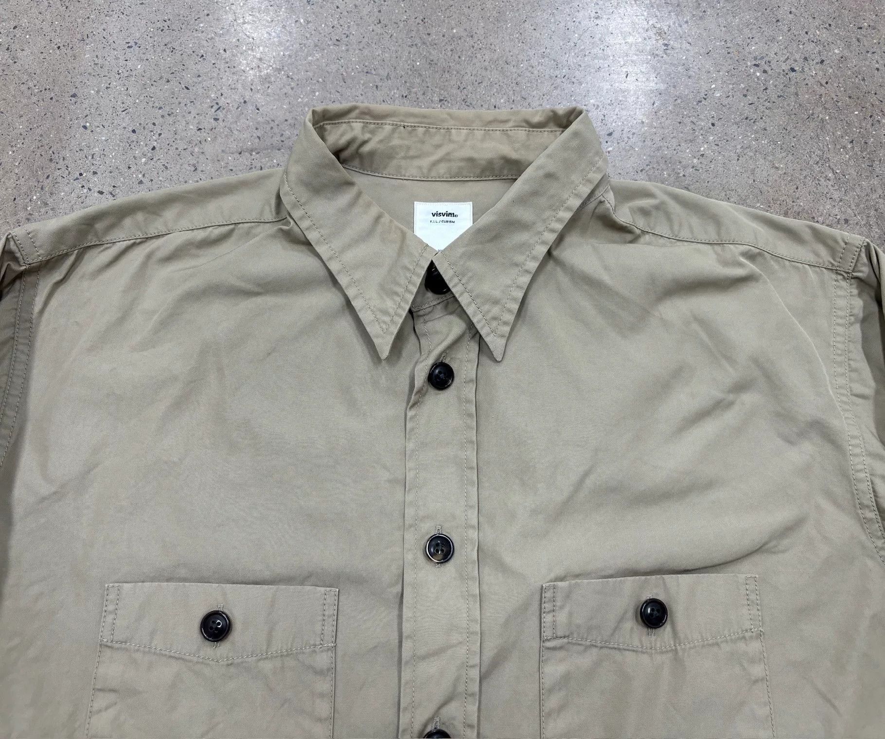 Visvim Visvim Usm Albacore Shirt Beige Size US L / EU 52-54 / 3 - 7 Thumbnail