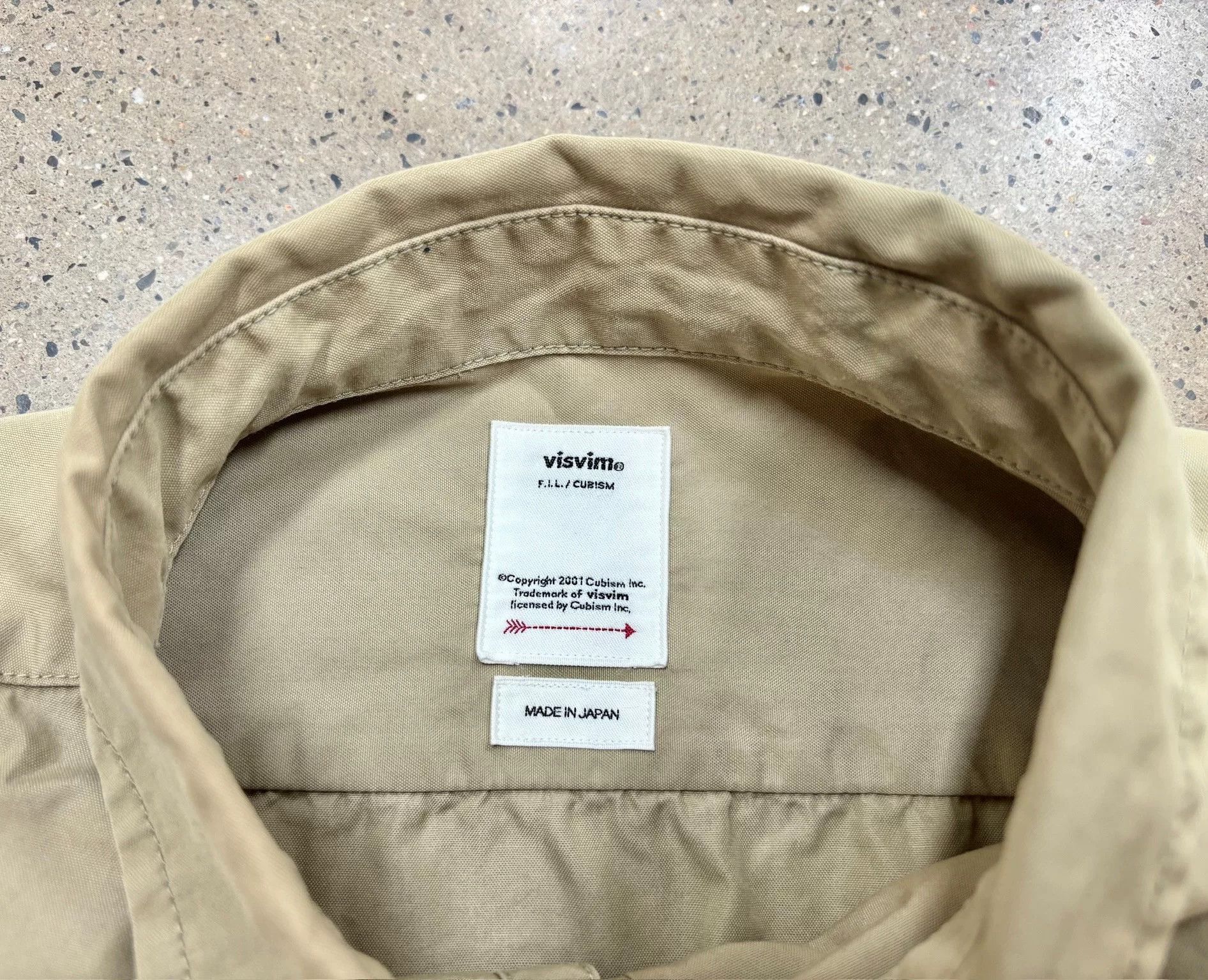 Visvim Visvim Usm Albacore Shirt Beige Size US L / EU 52-54 / 3 - 8 Thumbnail