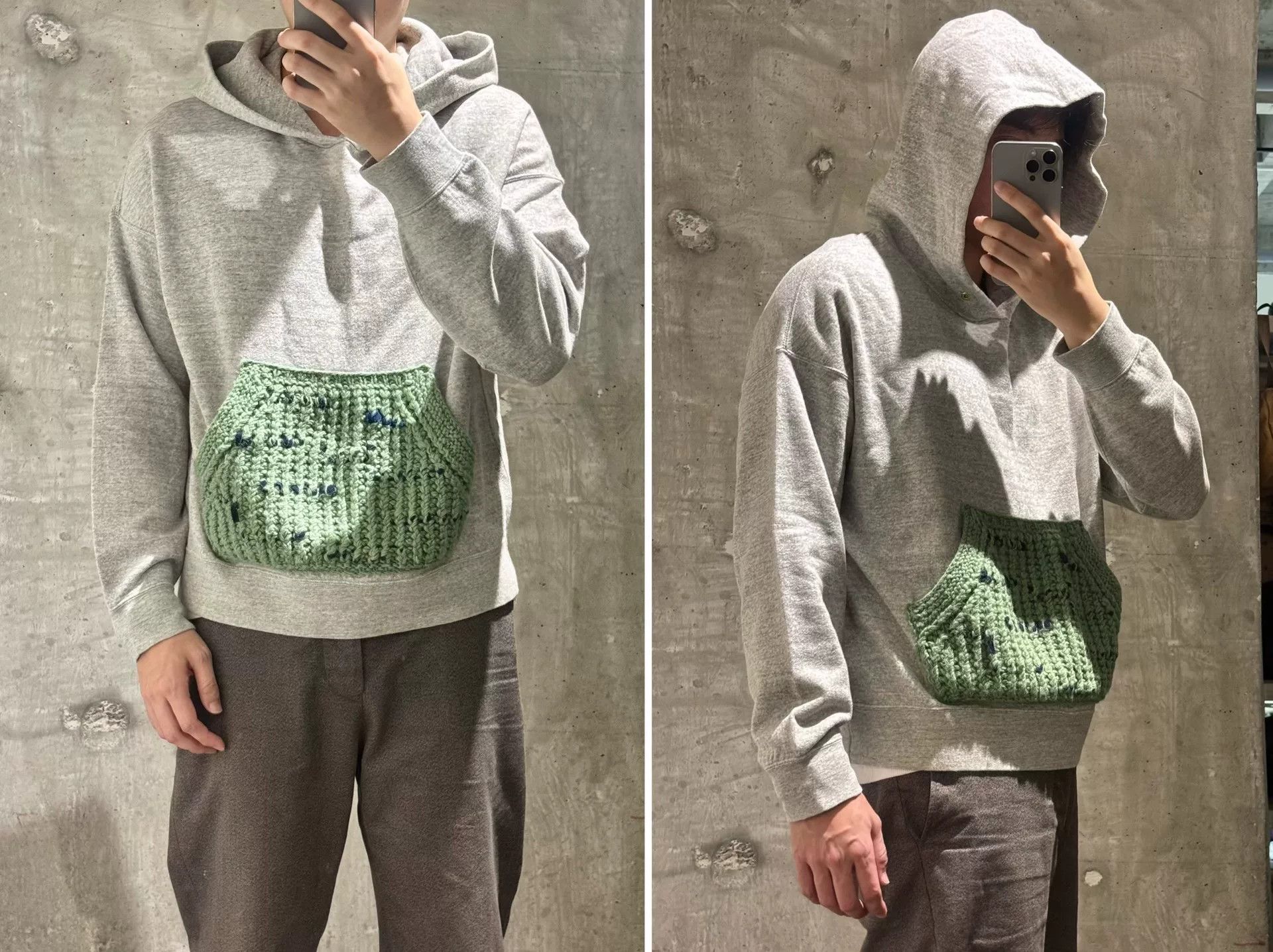 Visvim Visvim Amplus Hoodie P.O. with Knit Pocket Size US M / EU 48-50 / 2 - 3 Thumbnail
