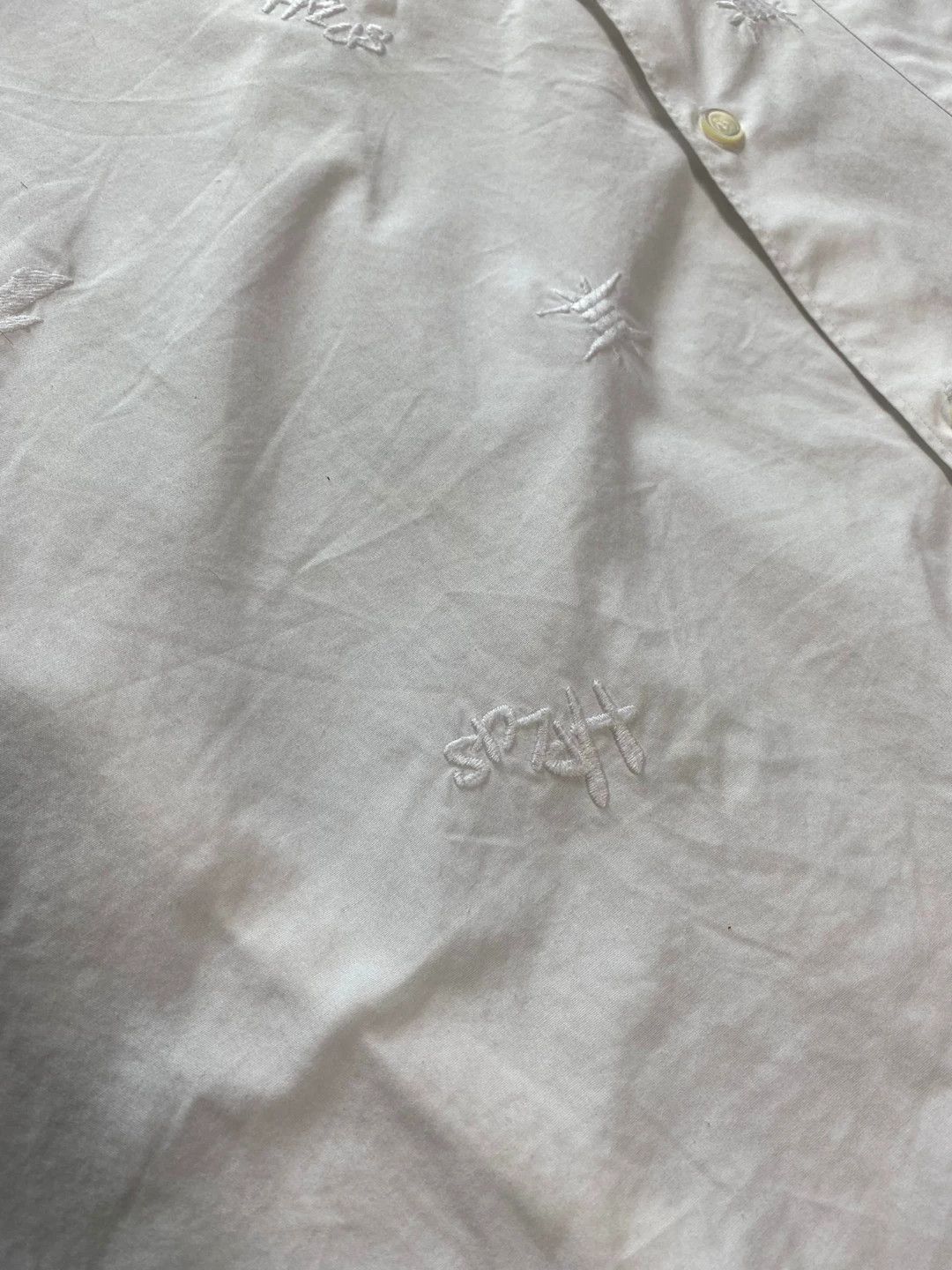 Comme des Garcons CDG Comme des Garçons Embroidered White Shirt Size US L / EU 52-54 / 3 - 3 Thumbnail