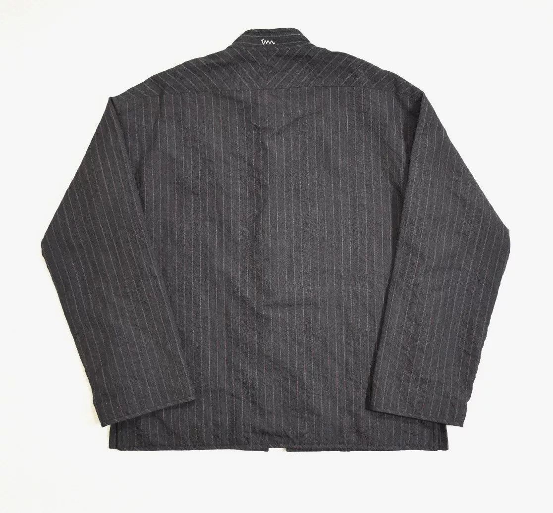 Visvim Visvim Dharma Shirt Santome Stripe Wool Shirt Size US XL / EU 56 / 4 - 7 Thumbnail