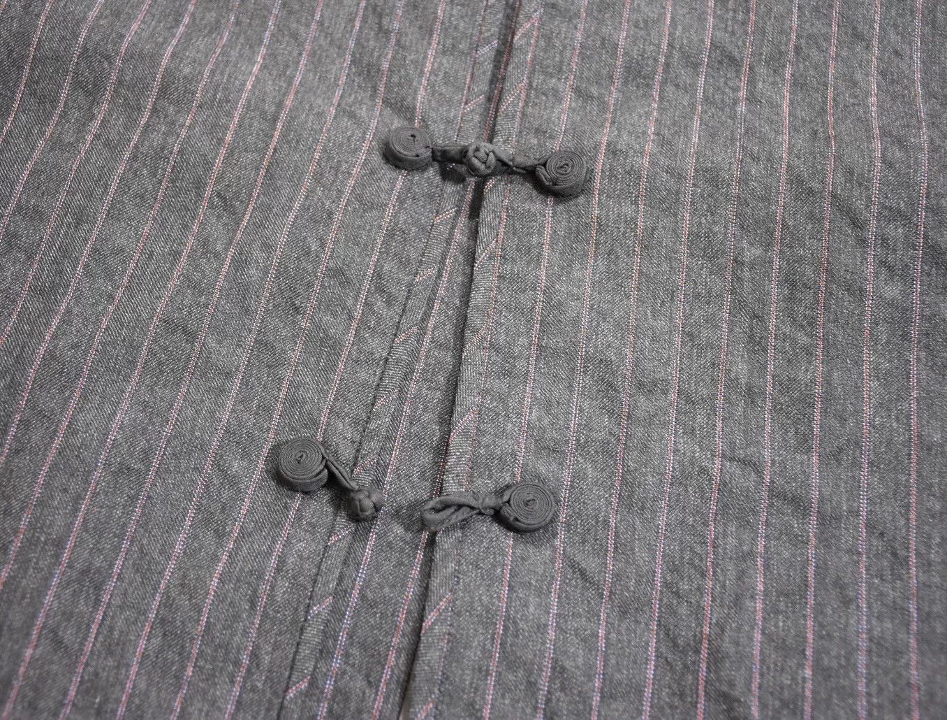 Visvim Visvim Dharma Shirt Santome Stripe Wool Shirt Size US XL / EU 56 / 4 - 5 Thumbnail
