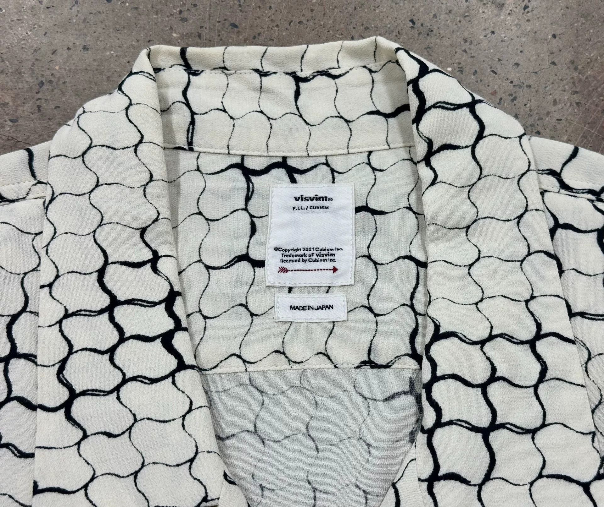 Visvim Visvim Free Edge Snake Print Shirt Size US L / EU 52-54 / 3 - 7 Thumbnail