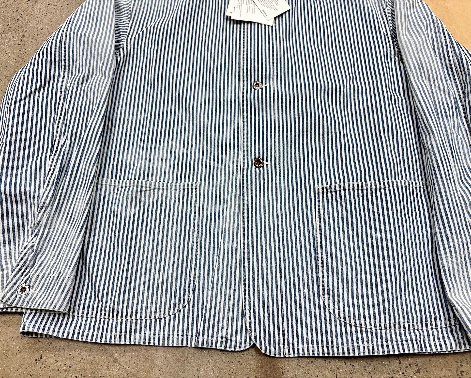 Visvim VISVIM Hickory Dry Striped Jacket Size US S / EU 44-46 / 1 - 7 Thumbnail