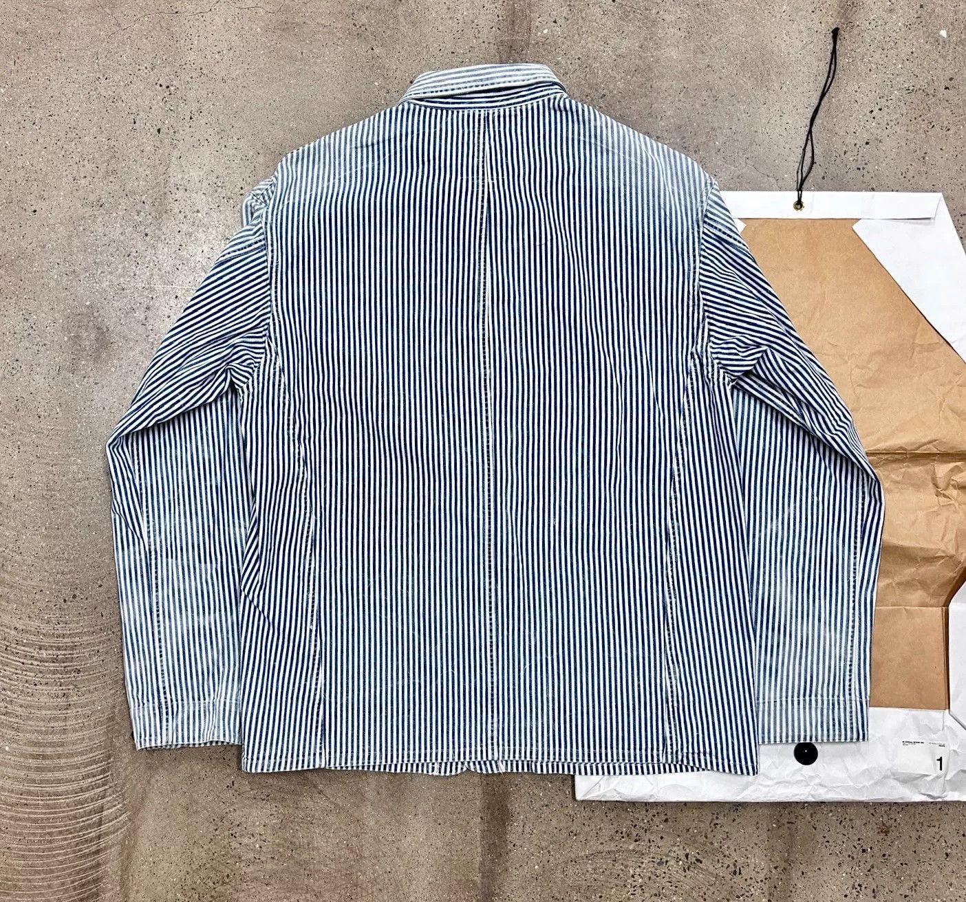 Visvim VISVIM Hickory Dry Striped Jacket Size US S / EU 44-46 / 1 - 2 Thumbnail