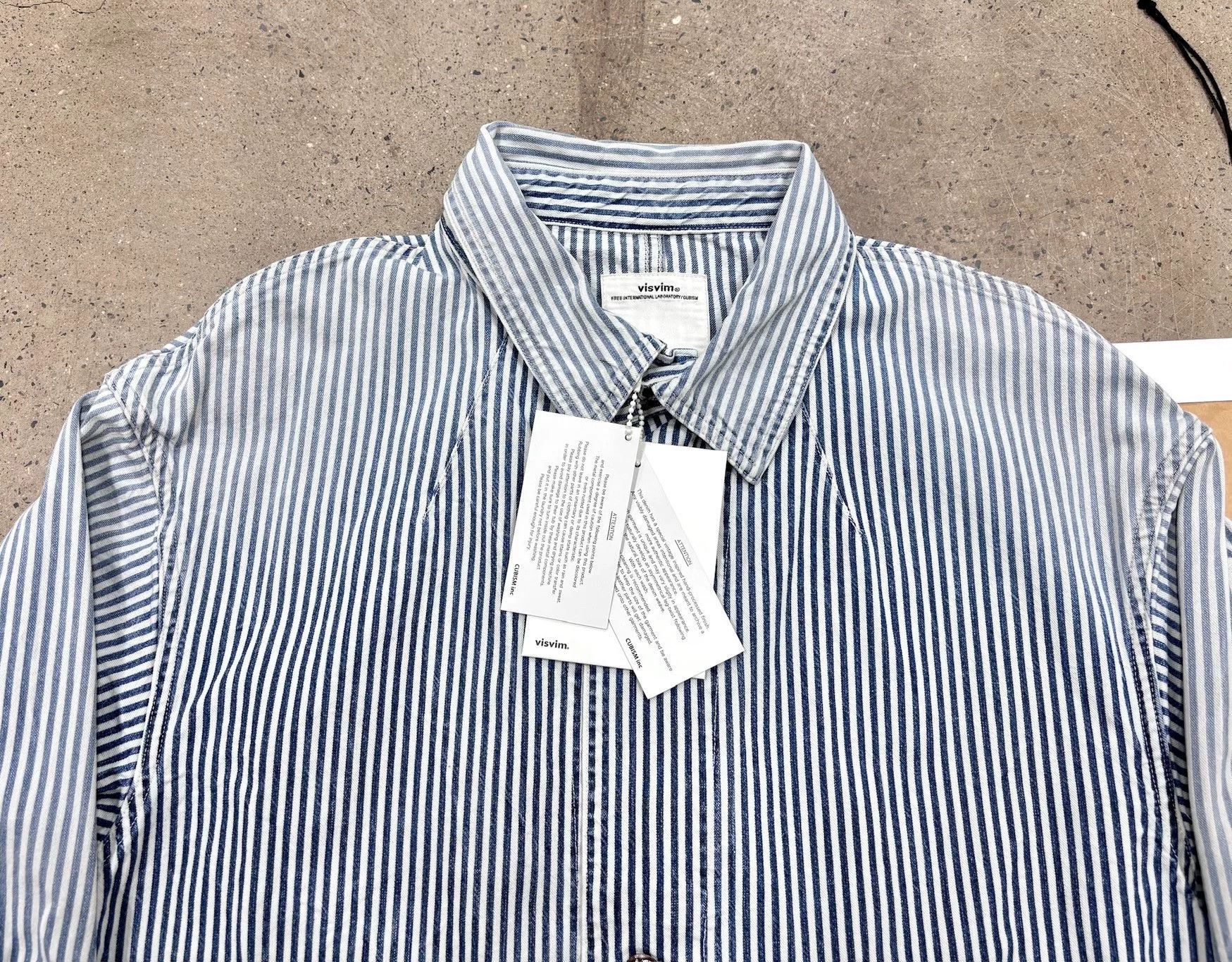 Visvim VISVIM Hickory Dry Striped Jacket Size US S / EU 44-46 / 1 - 5 Thumbnail