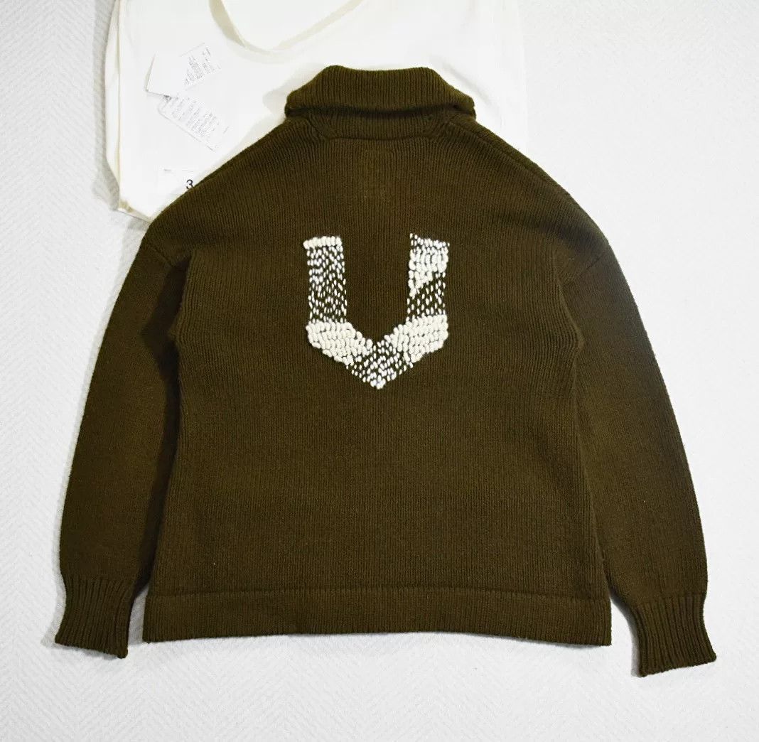 Visvim Visvim Cowichan Knit Cardigan in Olive Size US L / EU 52-54 / 3 - 2 Thumbnail