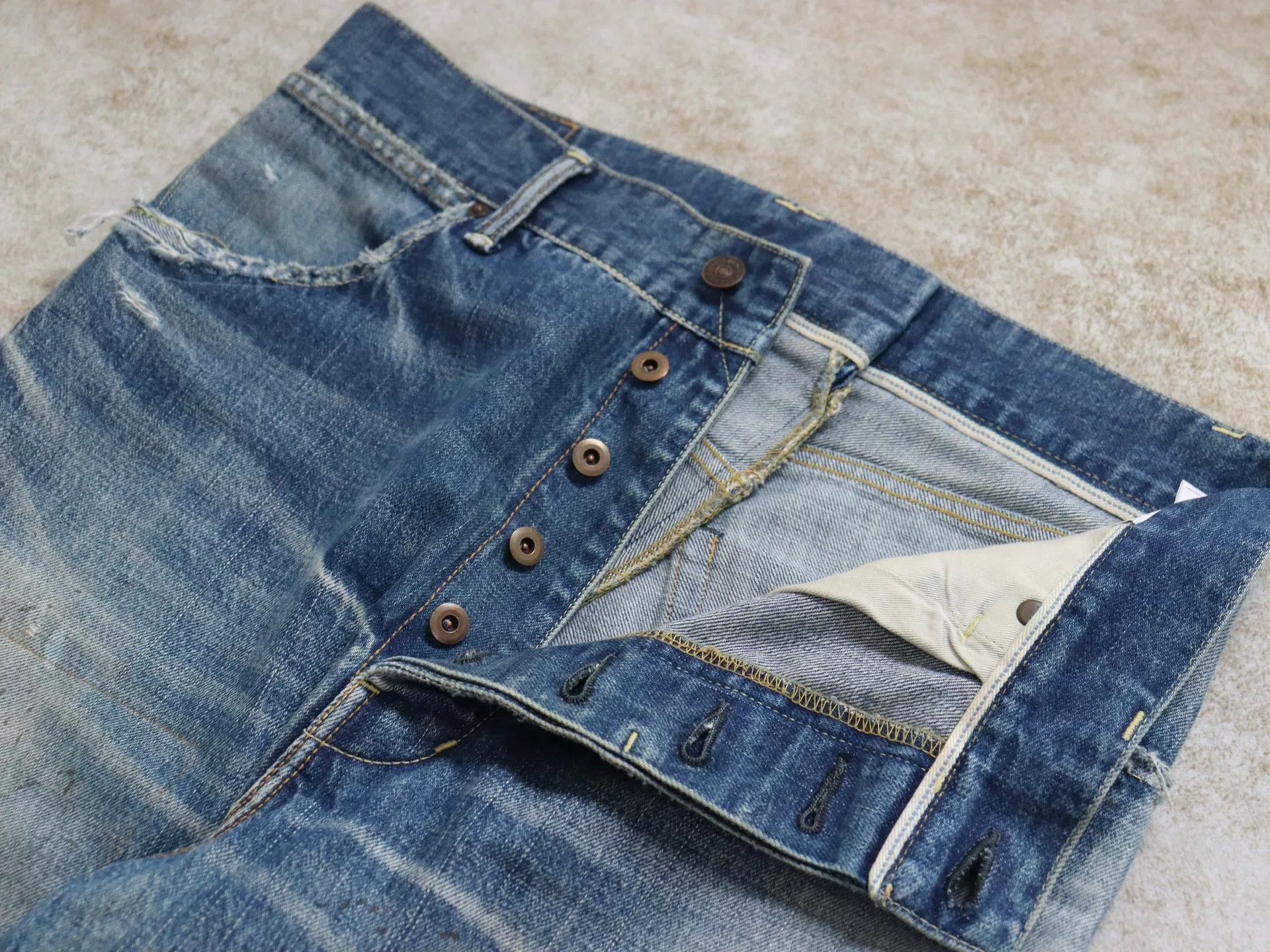Visvim Visvim Hakama Pants Crash Denim 19SS Size US 28 / EU 44 - 5 Thumbnail