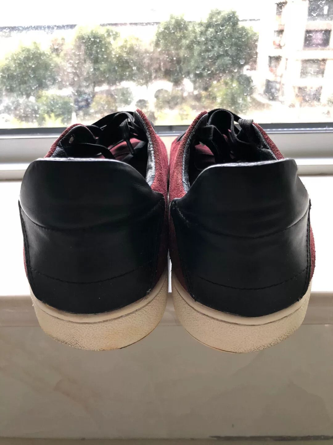 Louis Vuitton Louis Vuitton Men's Burgundy Sneakers Size US 8 / EU 41 - 6 Thumbnail