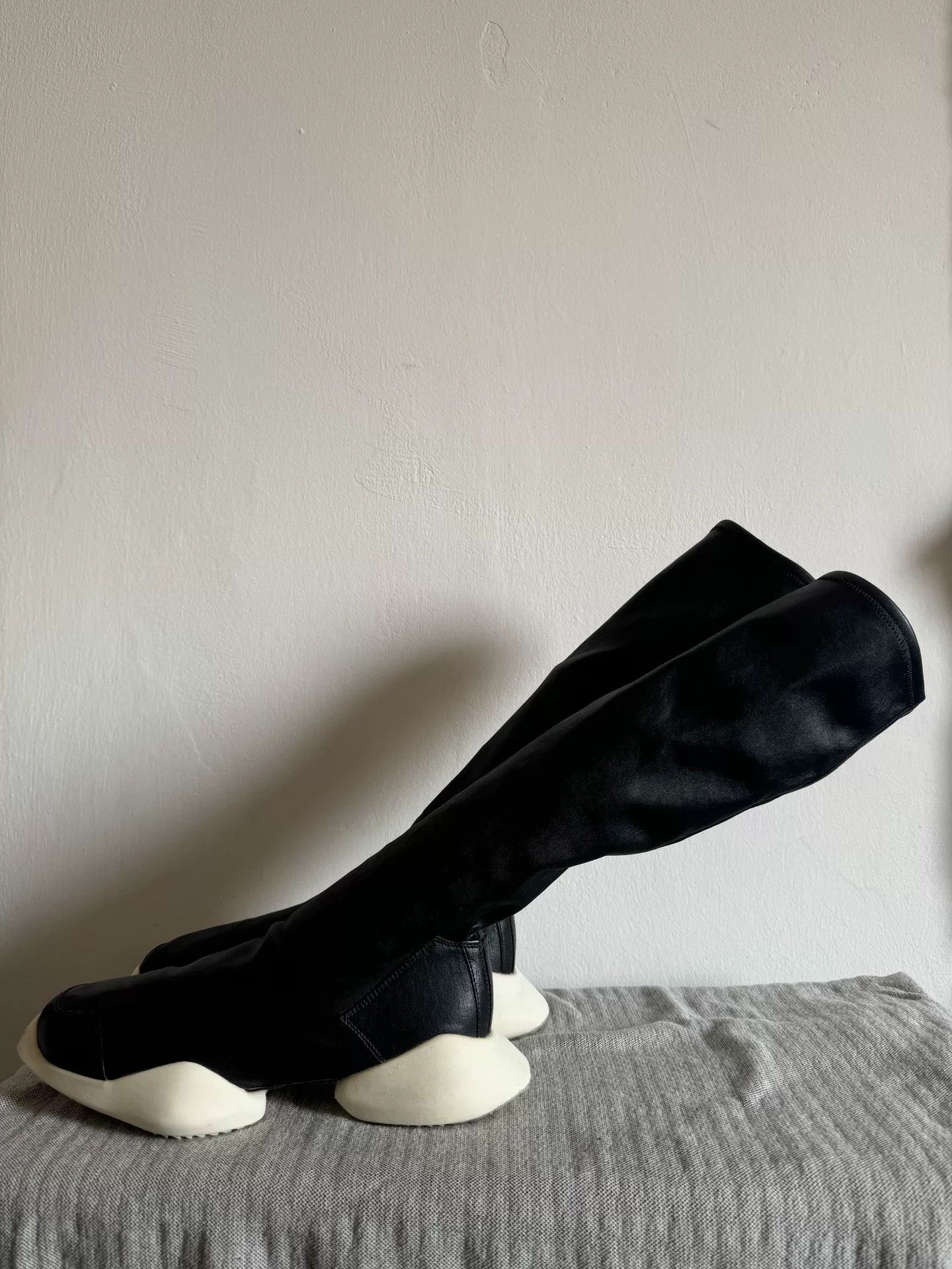 Rick Owens Rick Owens x Adidas High-Top Boots Size US 7 / EU 40 - 4 Thumbnail